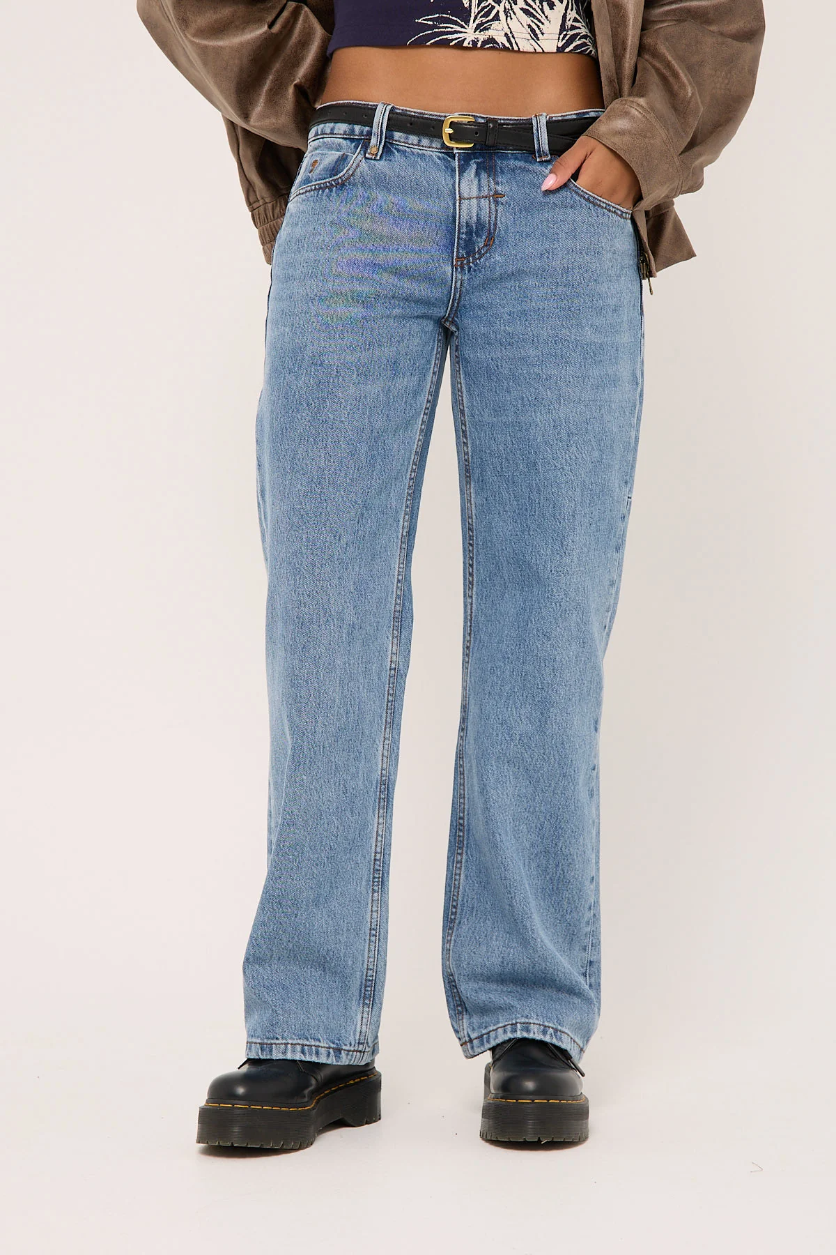 Thrills Saskia Jean Vintage Stone Blue - Image 2