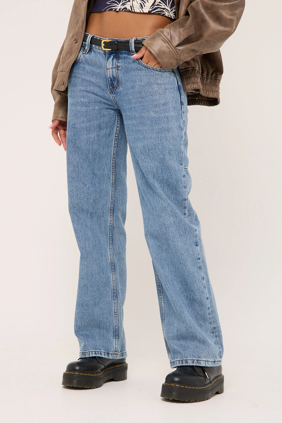 Thrills Saskia Jean Vintage Stone Blue - Image 4