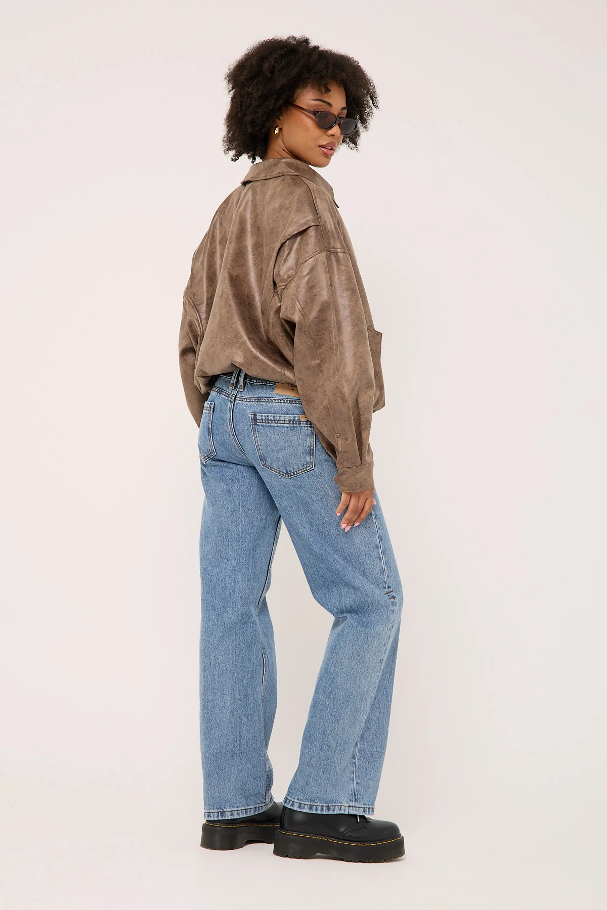 Thrills Saskia Jean Vintage Stone Blue - Image 5