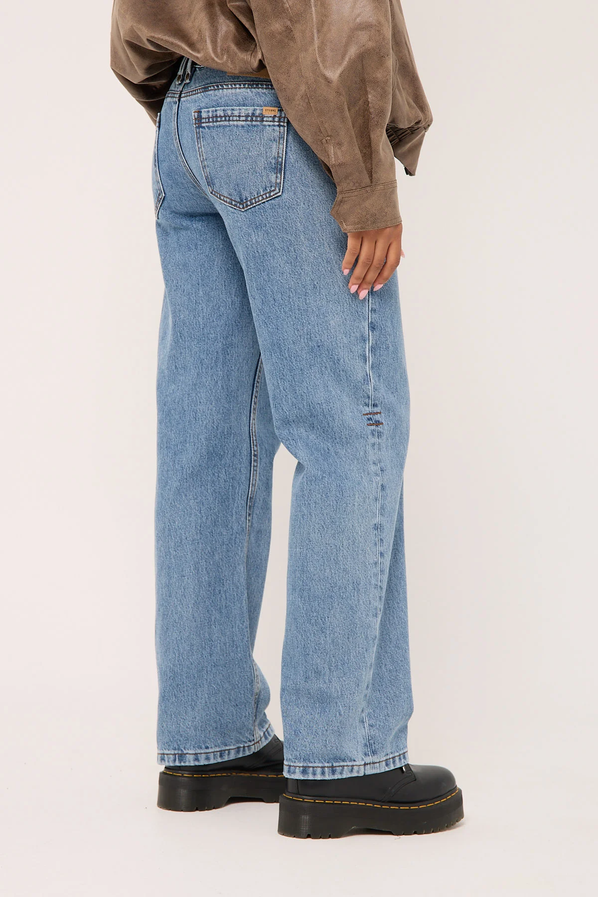Thrills Saskia Jean Vintage Stone Blue - Image 6
