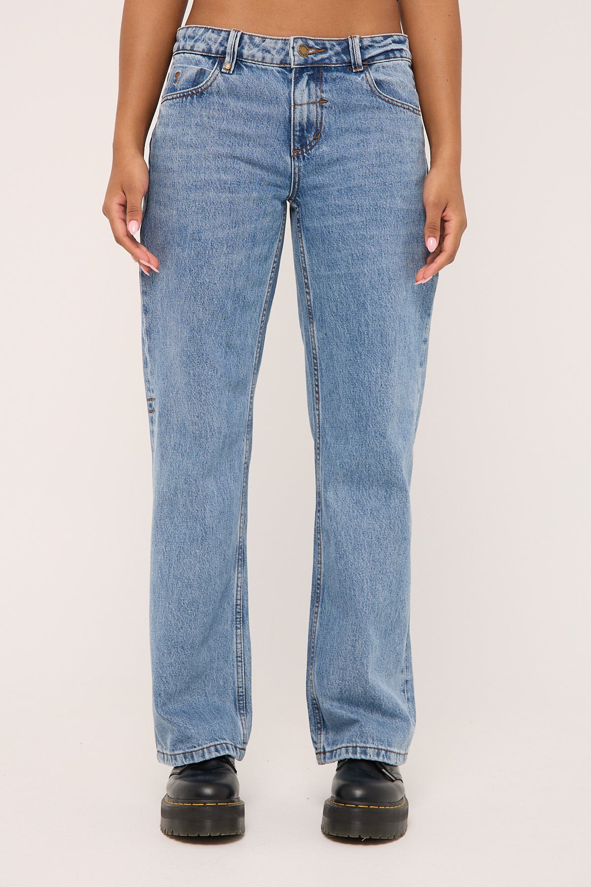 Thrills Saskia Jean Vintage Stone Blue - Image 8