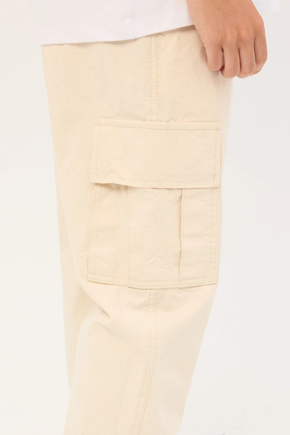 Thrills Slacker Cargo Pant Unbleached - Image 6