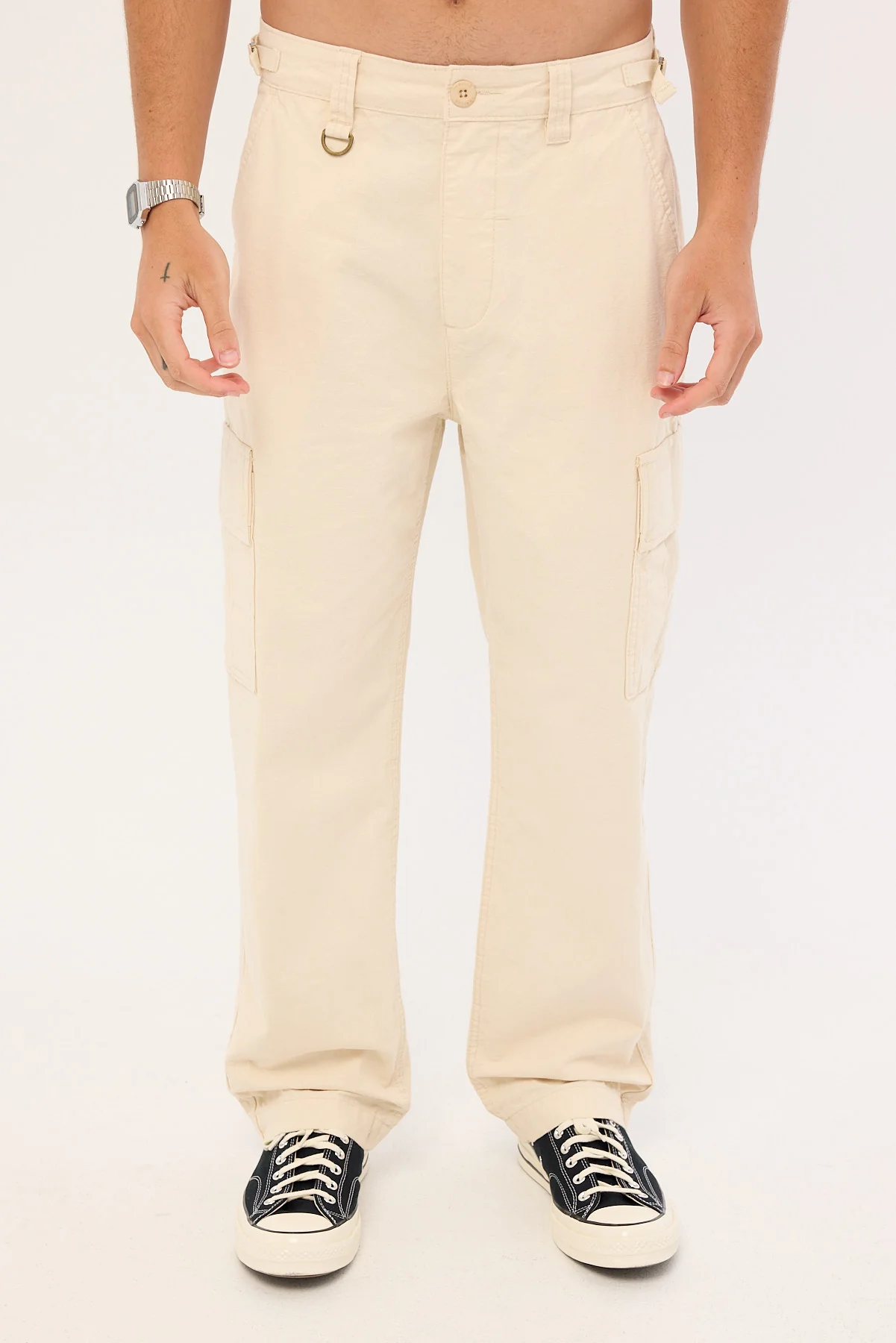 Thrills Slacker Cargo Pant Unbleached - Image 7