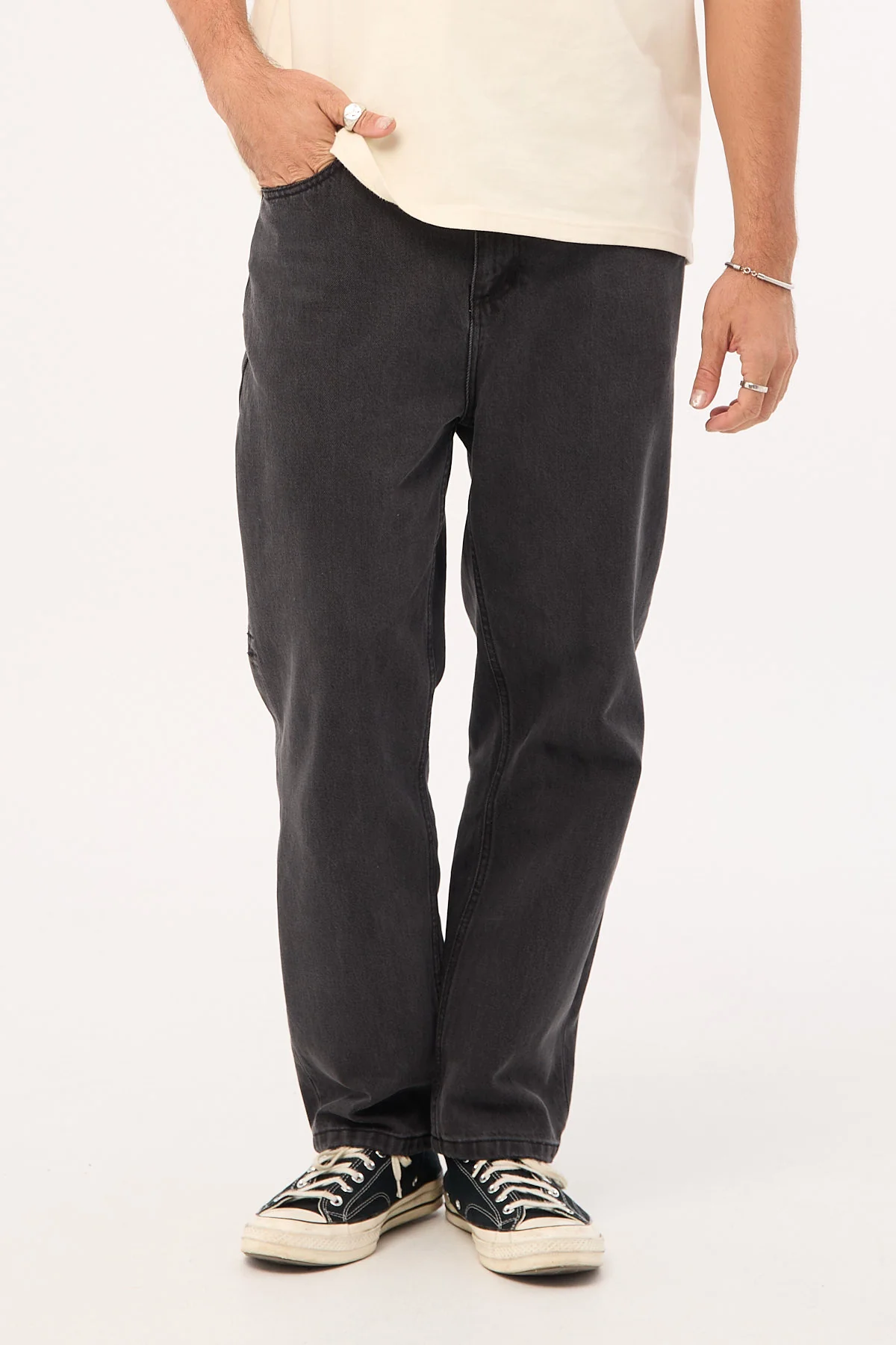 Thrills Slacker Denim Jean Coal - Image 2
