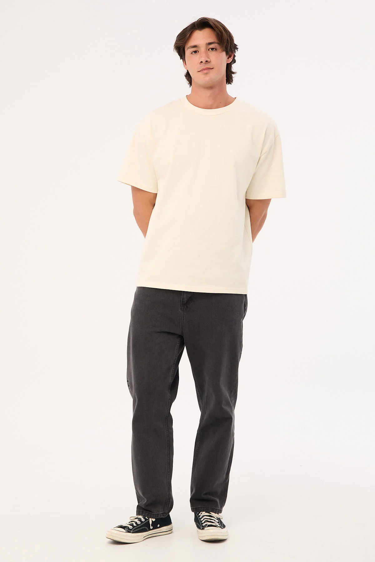 Thrills Slacker Denim Jean Coal - Image 3