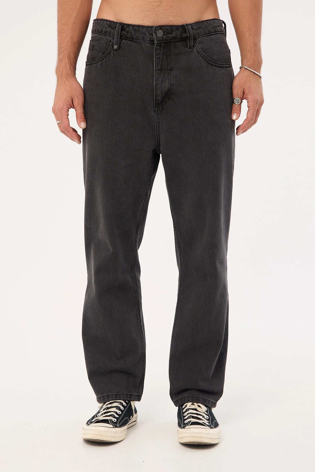 Thrills Slacker Denim Jean Coal - Image 9