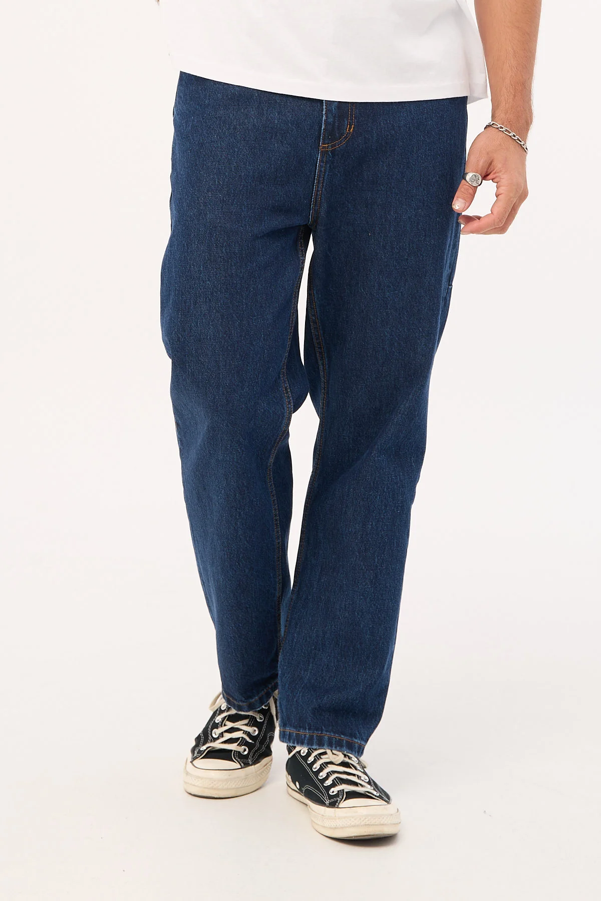 Thrills Slacker Denim Jean Rinsed Ink