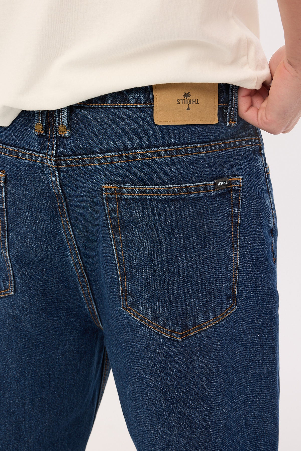Thrills Slacker Jean Double Down Blue - Image 7