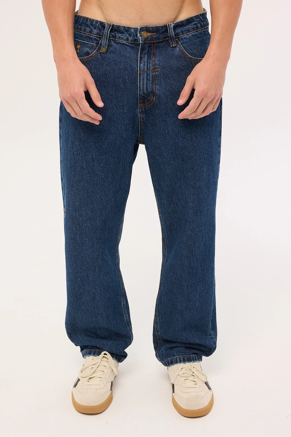 Thrills Slacker Jean Double Down Blue - Image 8