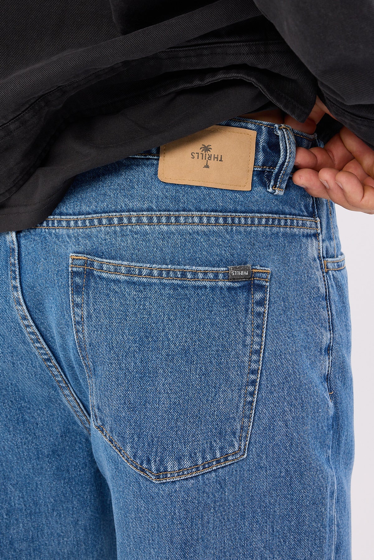 Thrills Slacker Jean Eternal Mid Blue - Image 7
