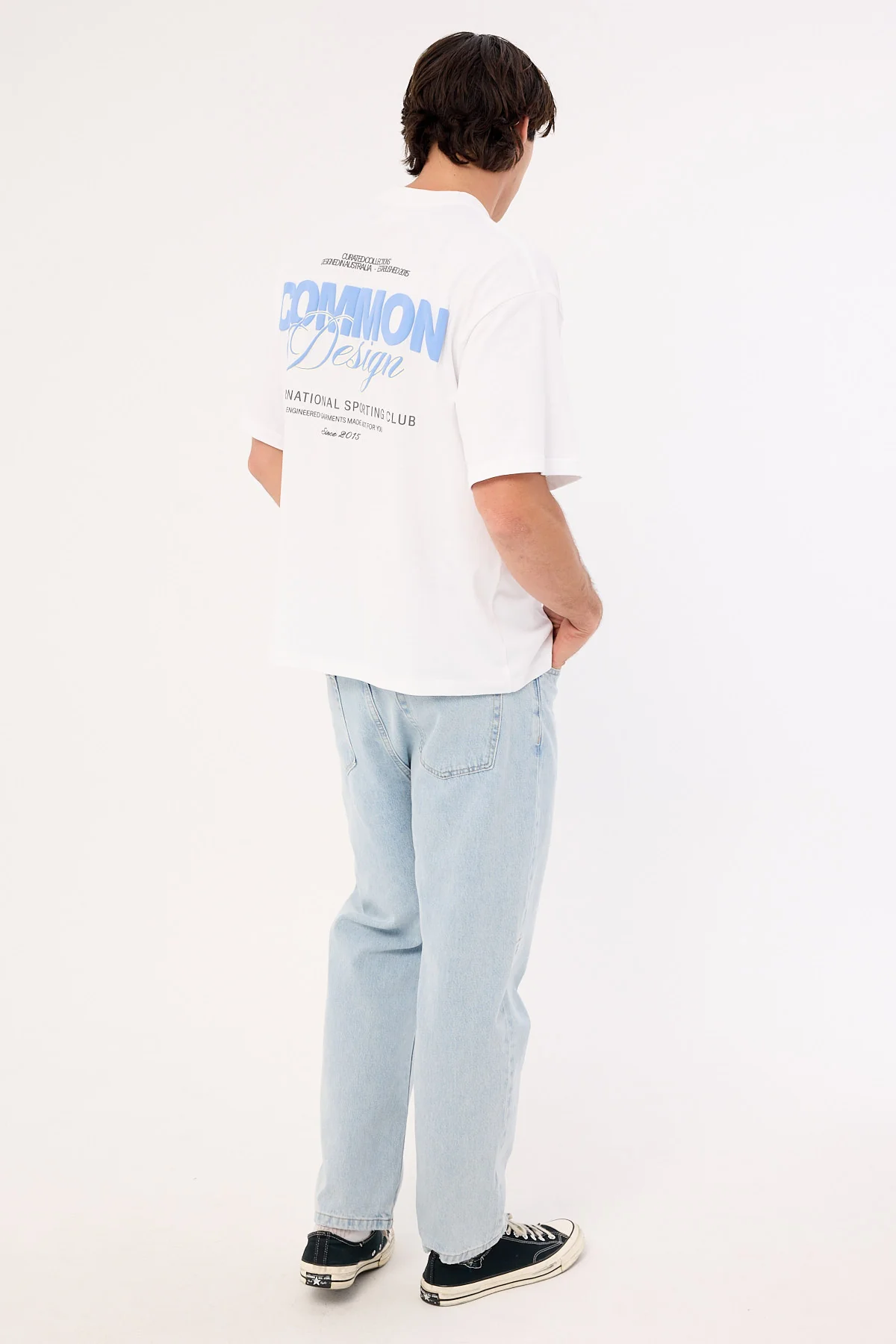 Thrills Slacker Relaxed Denim Jean Serenity Blue - Image 5