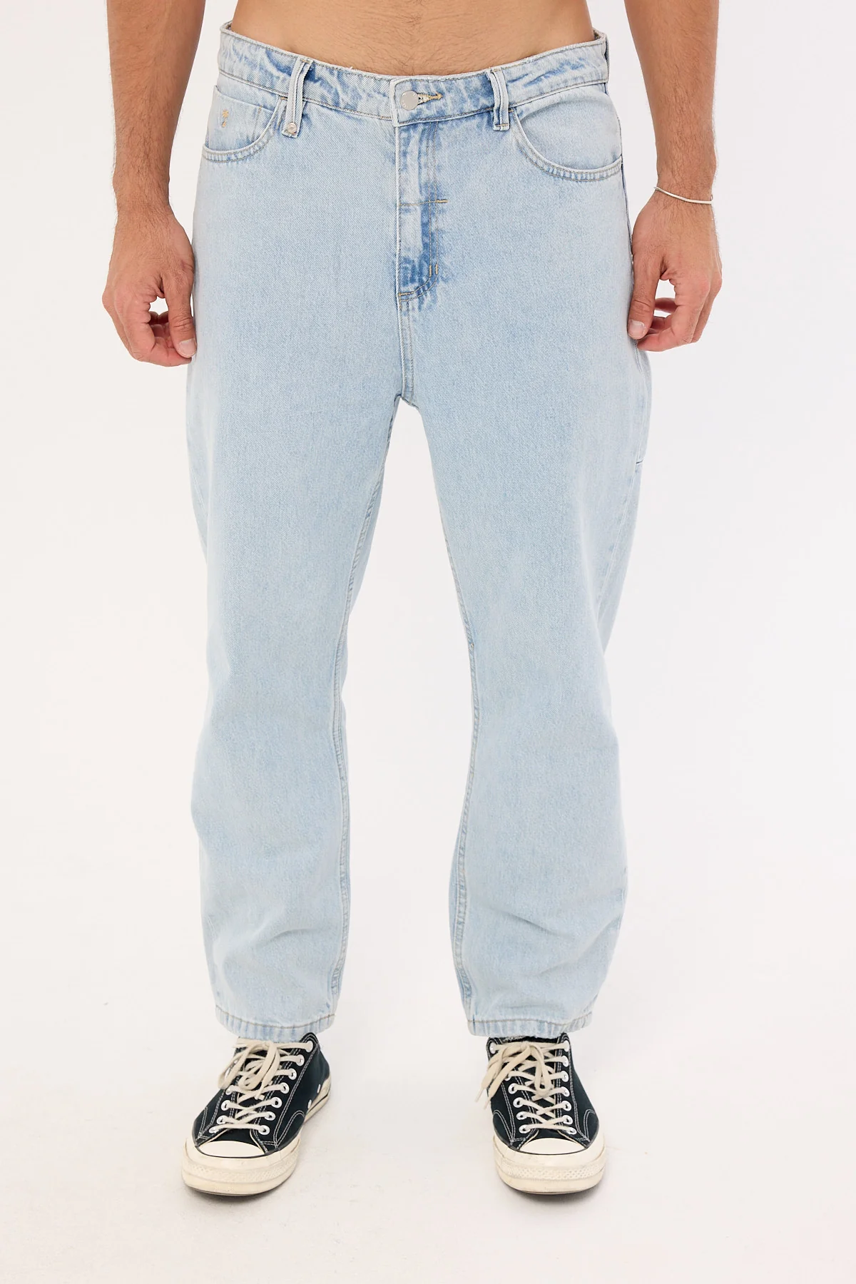 Thrills Slacker Relaxed Denim Jean Serenity Blue - Image 7