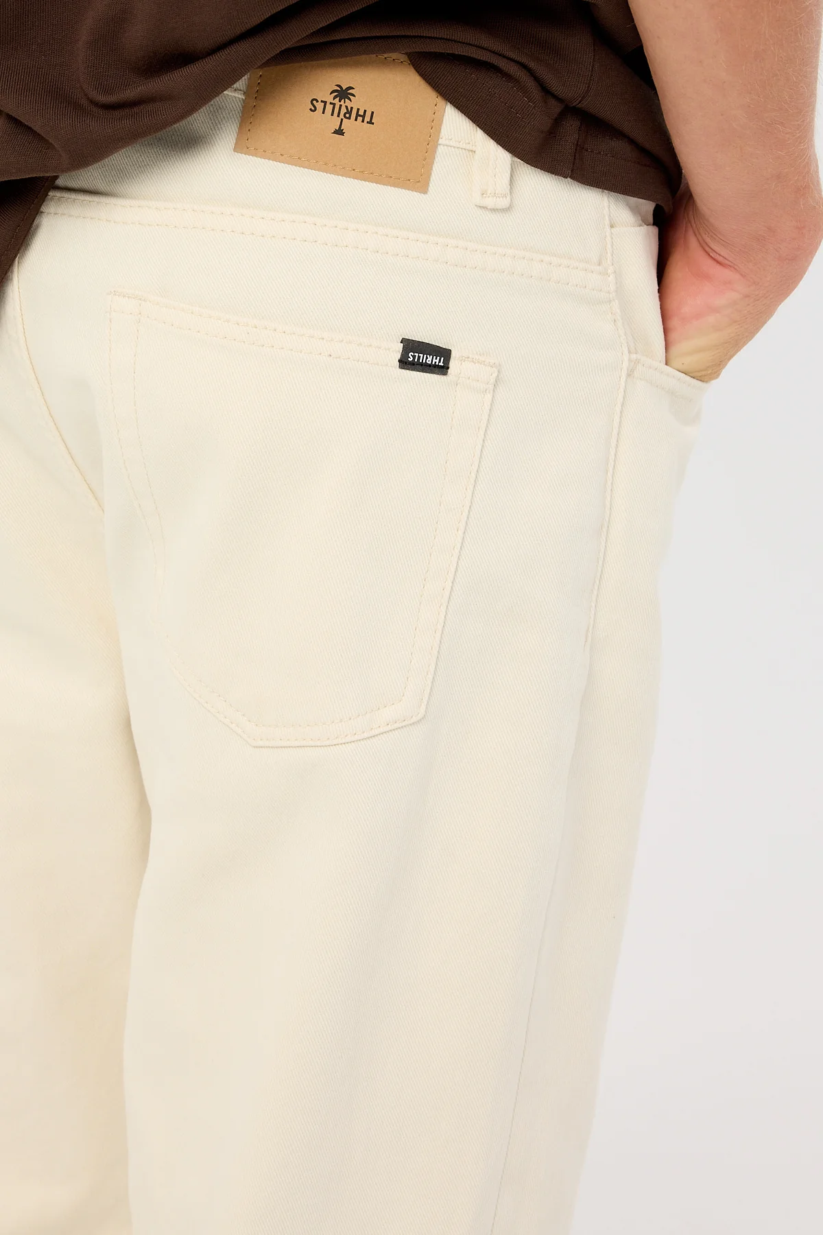 Thrills Slacker Relaxed Denim Jean Stone - Image 6