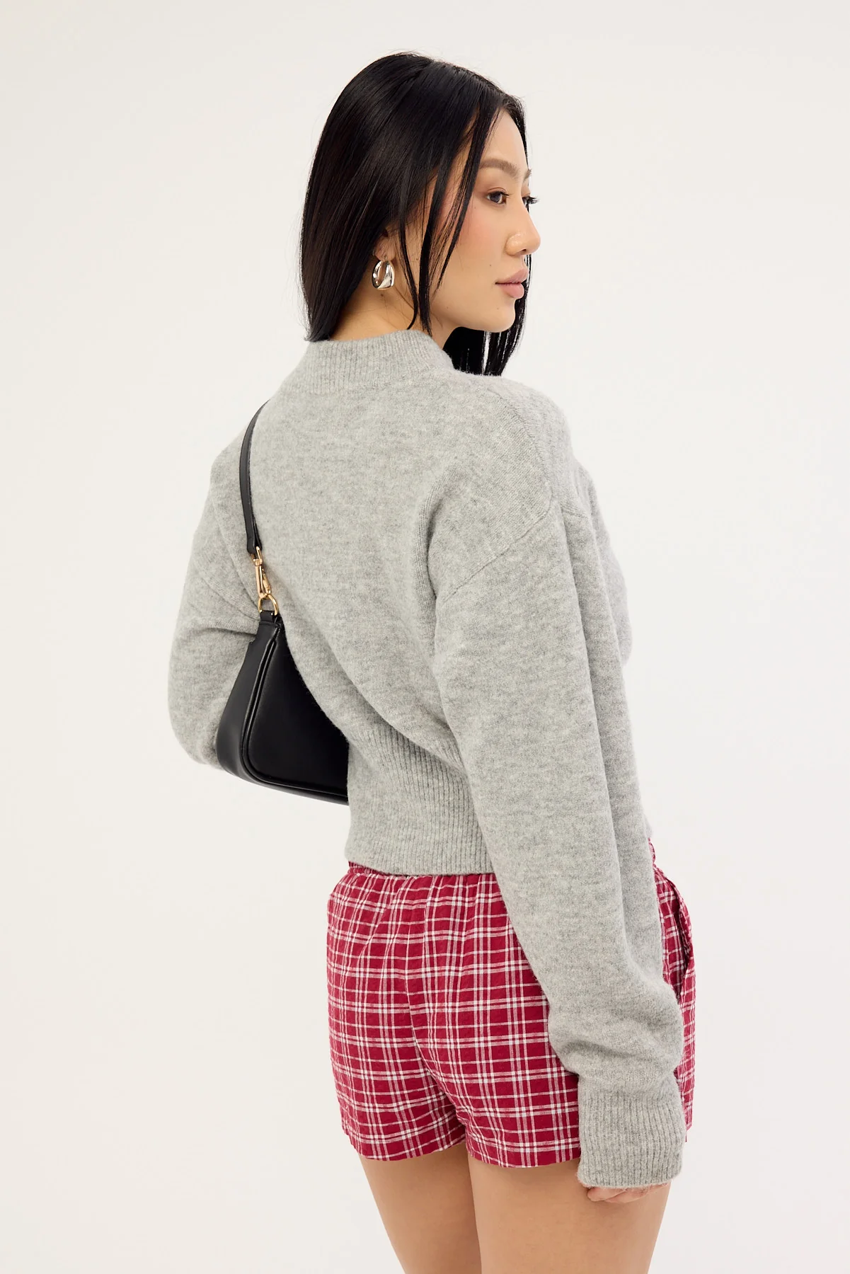 Thrills Studio Issue Knit Sweater Light Grey Marle - Image 5