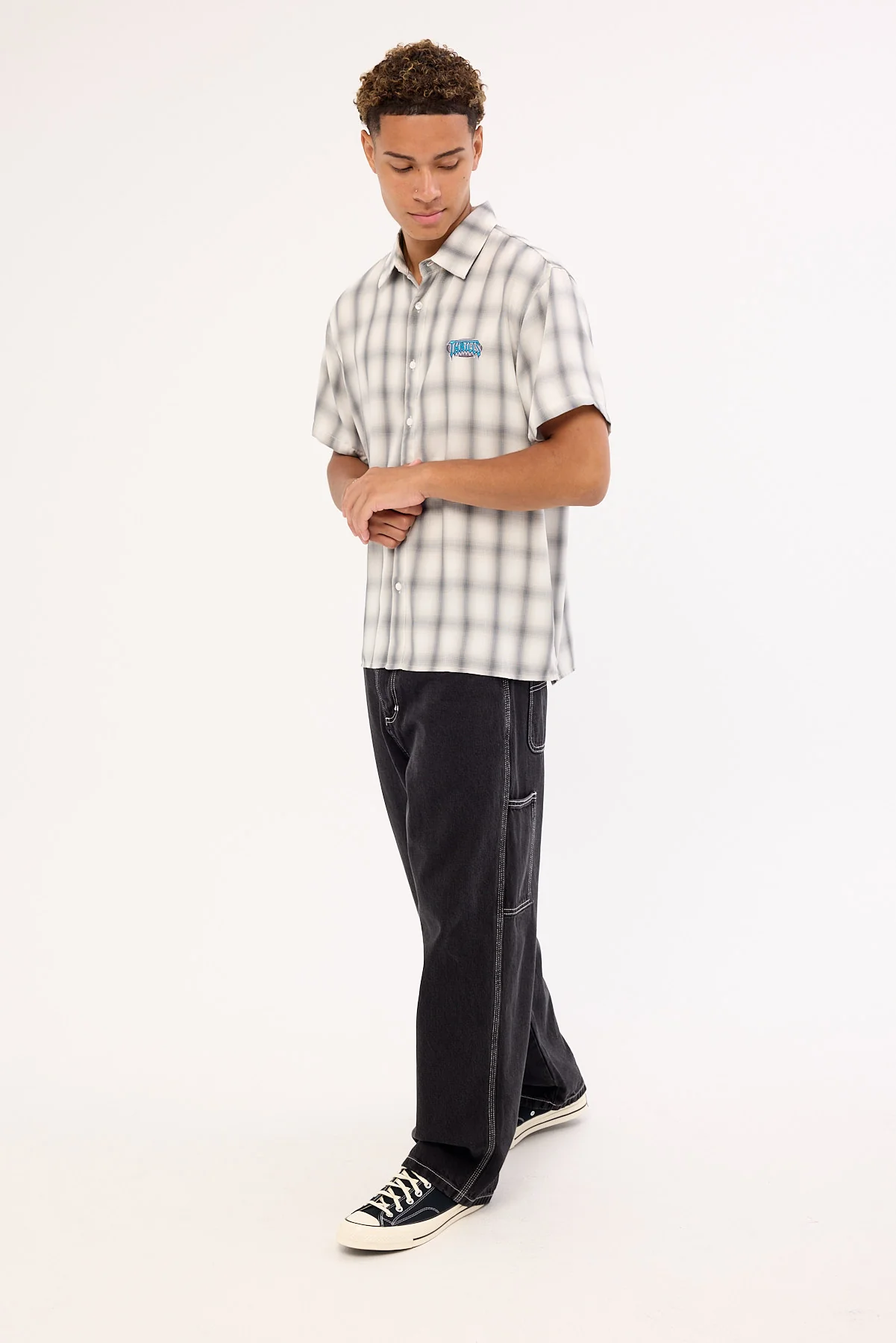 Thrills Superstition Biggest Slacker Baggy Carpenter Jean Aged Black - Image 4