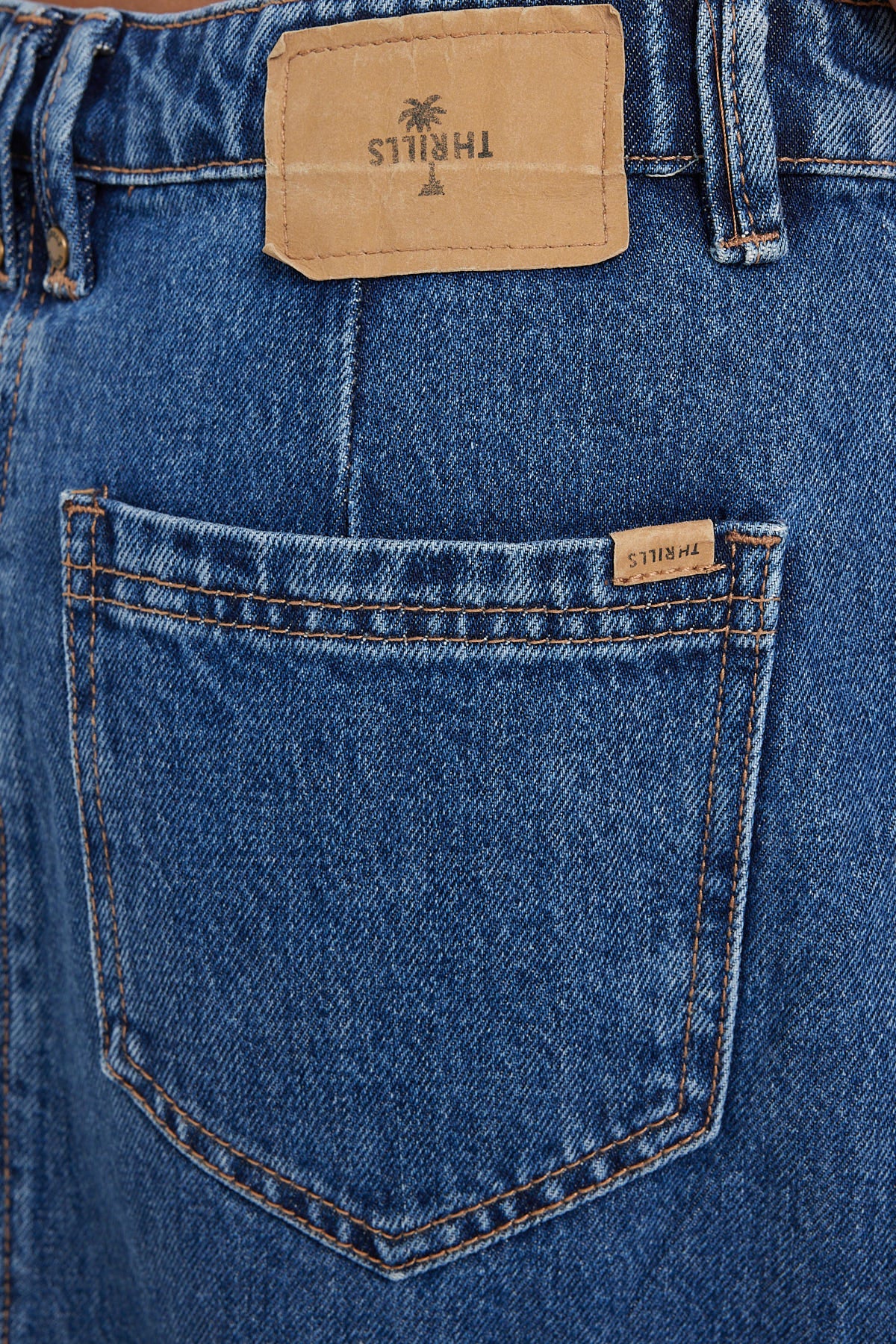 Thrills Frankie Skirt Rinsed Blues Rinsed Blues - Image 5