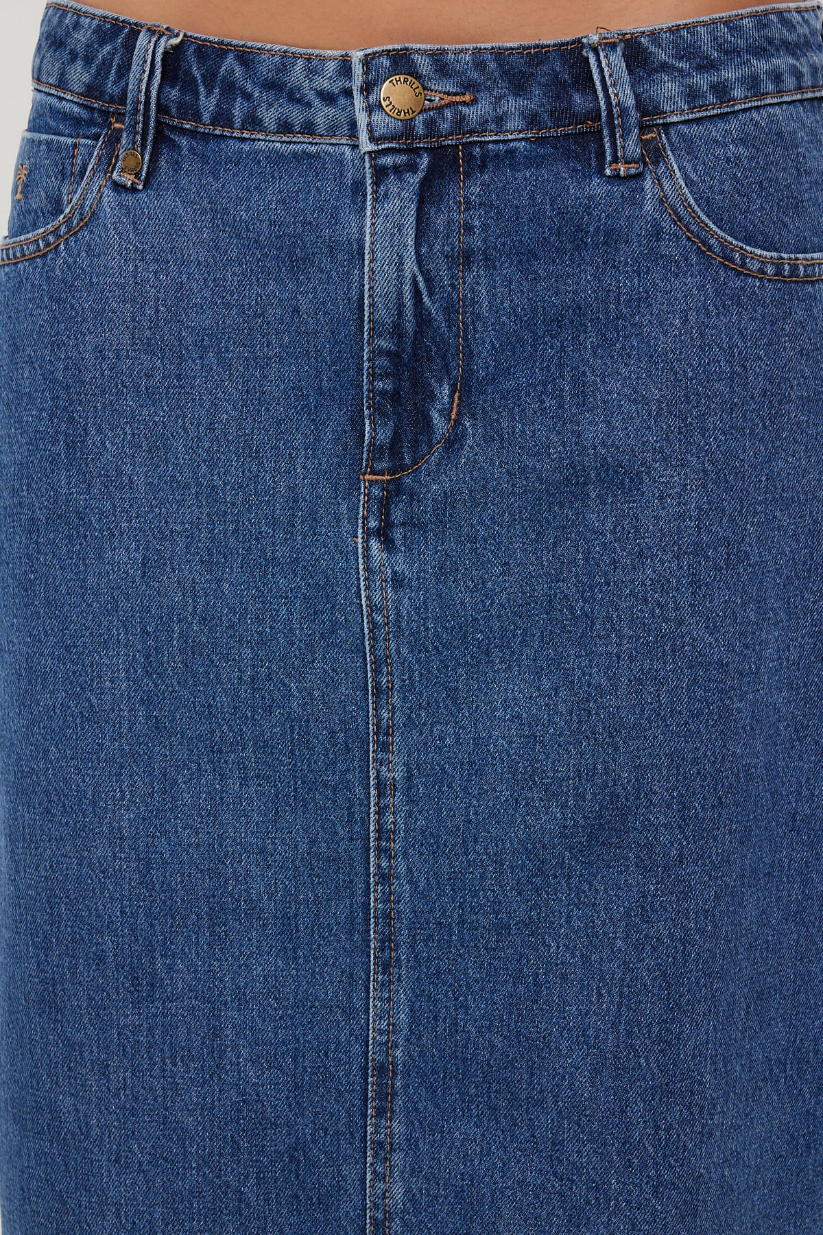 Thrills Frankie Skirt Rinsed Blues Rinsed Blues - Image 7
