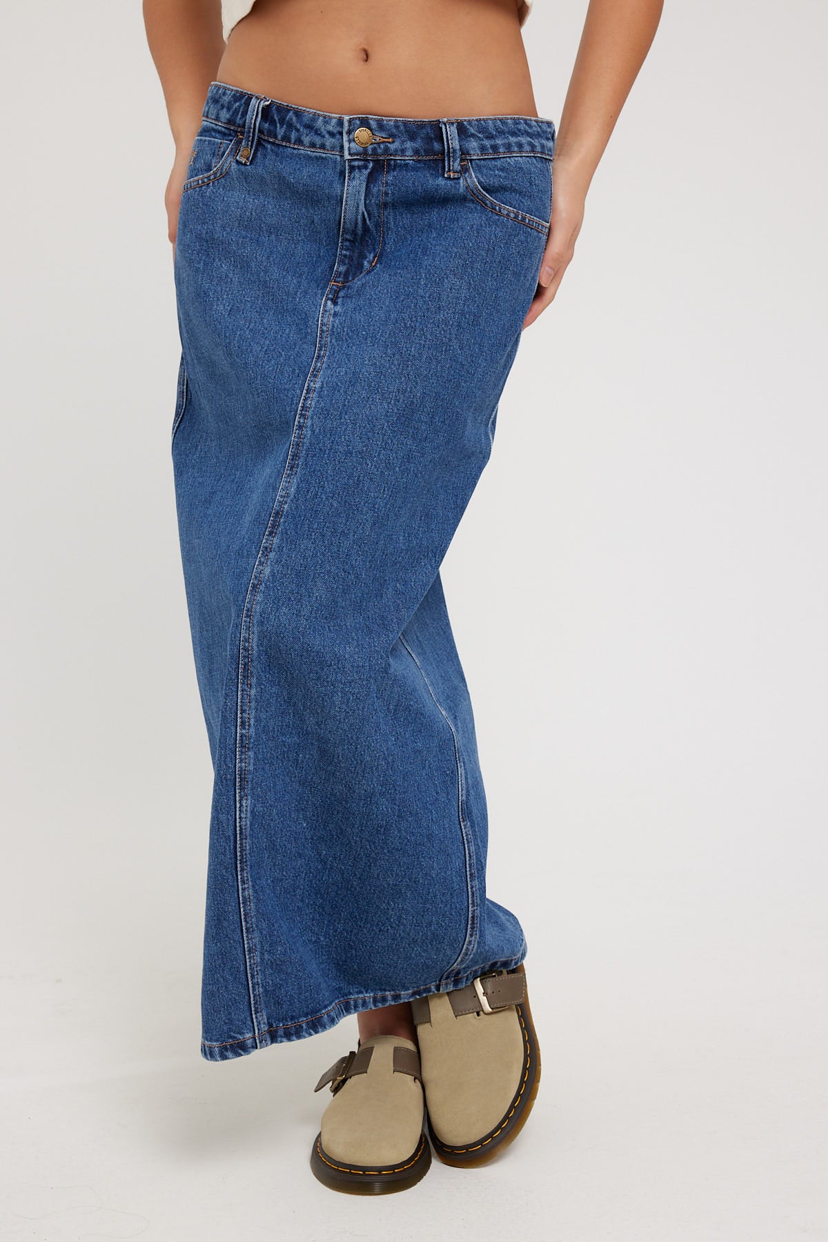 Thrills Frankie Skirt Rinsed Blues Rinsed Blues - Image 8