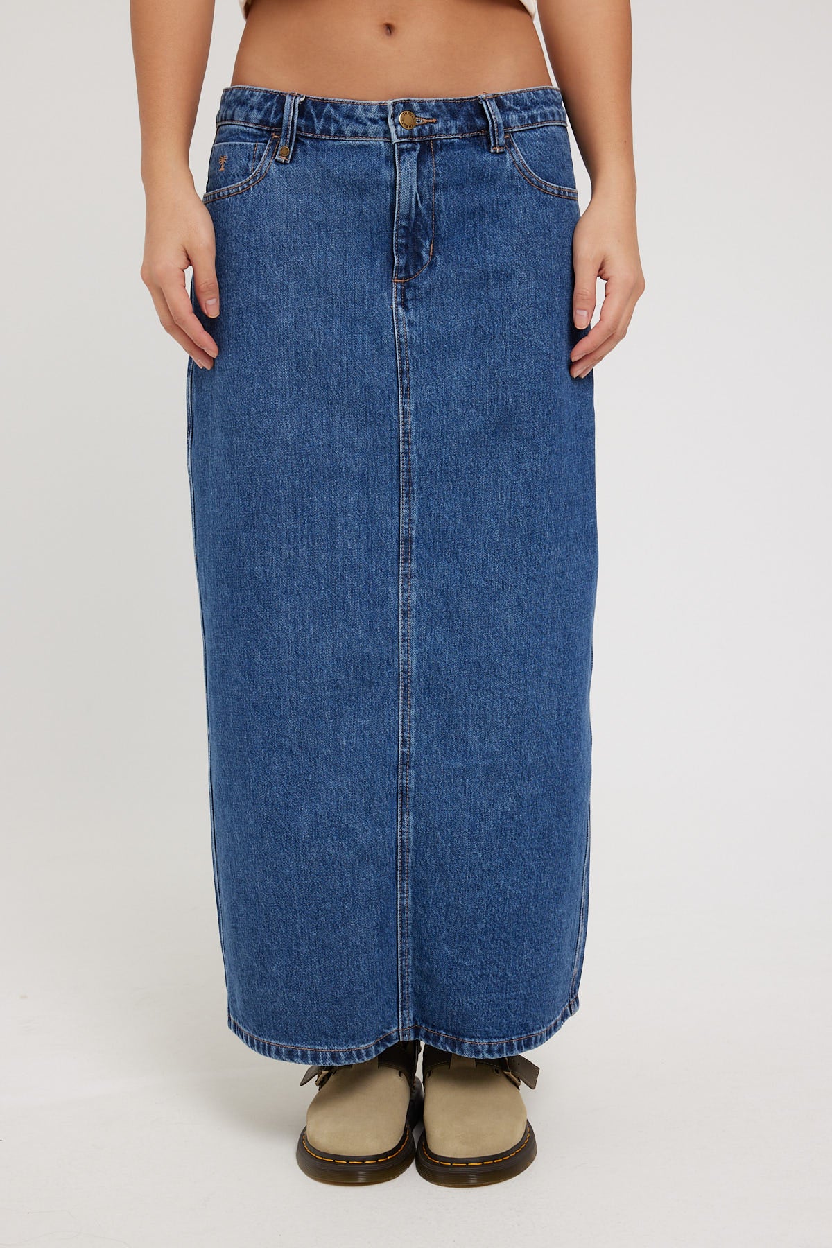 Thrills Frankie Skirt Rinsed Blues Rinsed Blues - Image 9