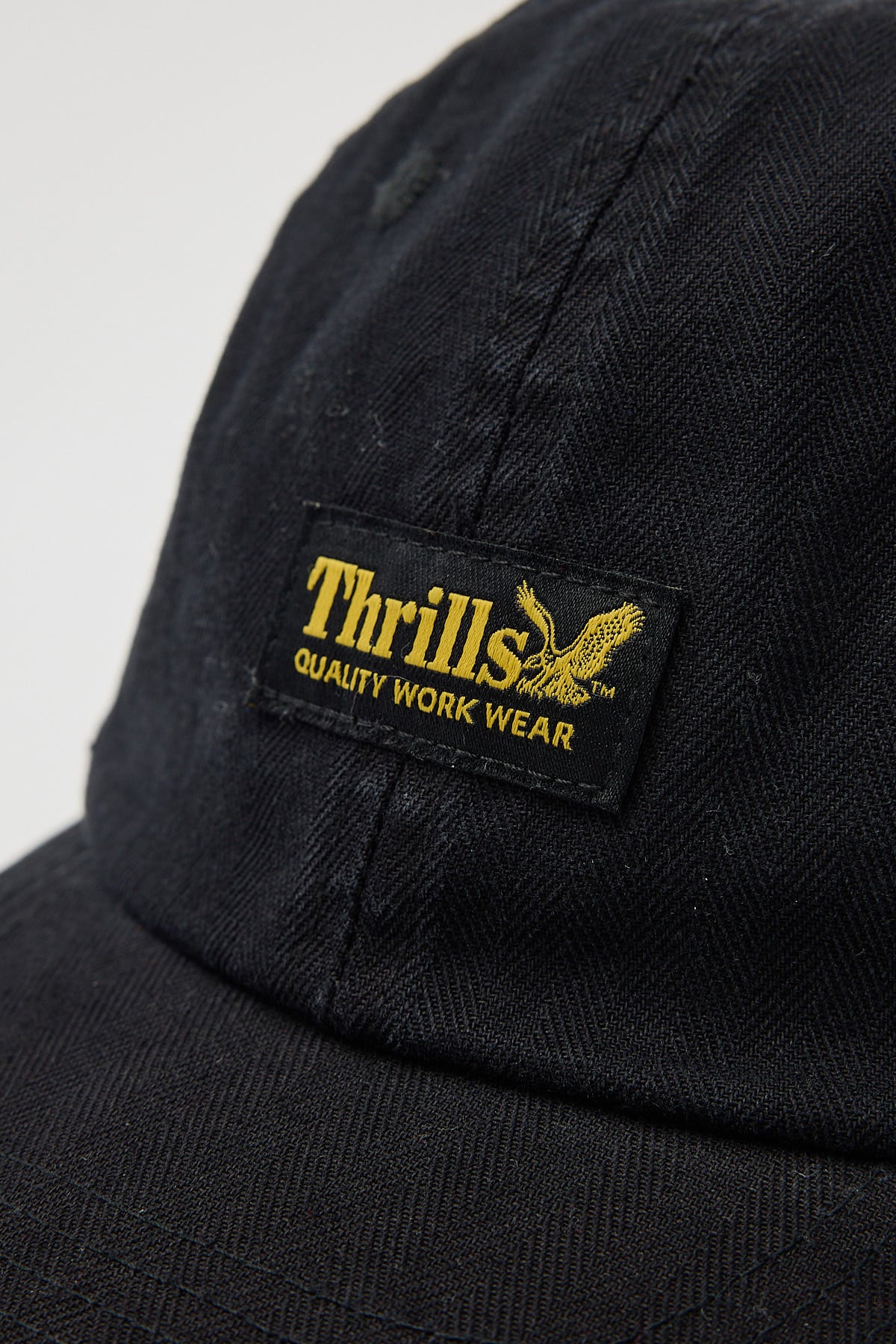 Thrills Thrills Union 6 Panel Cap Black - Image 3