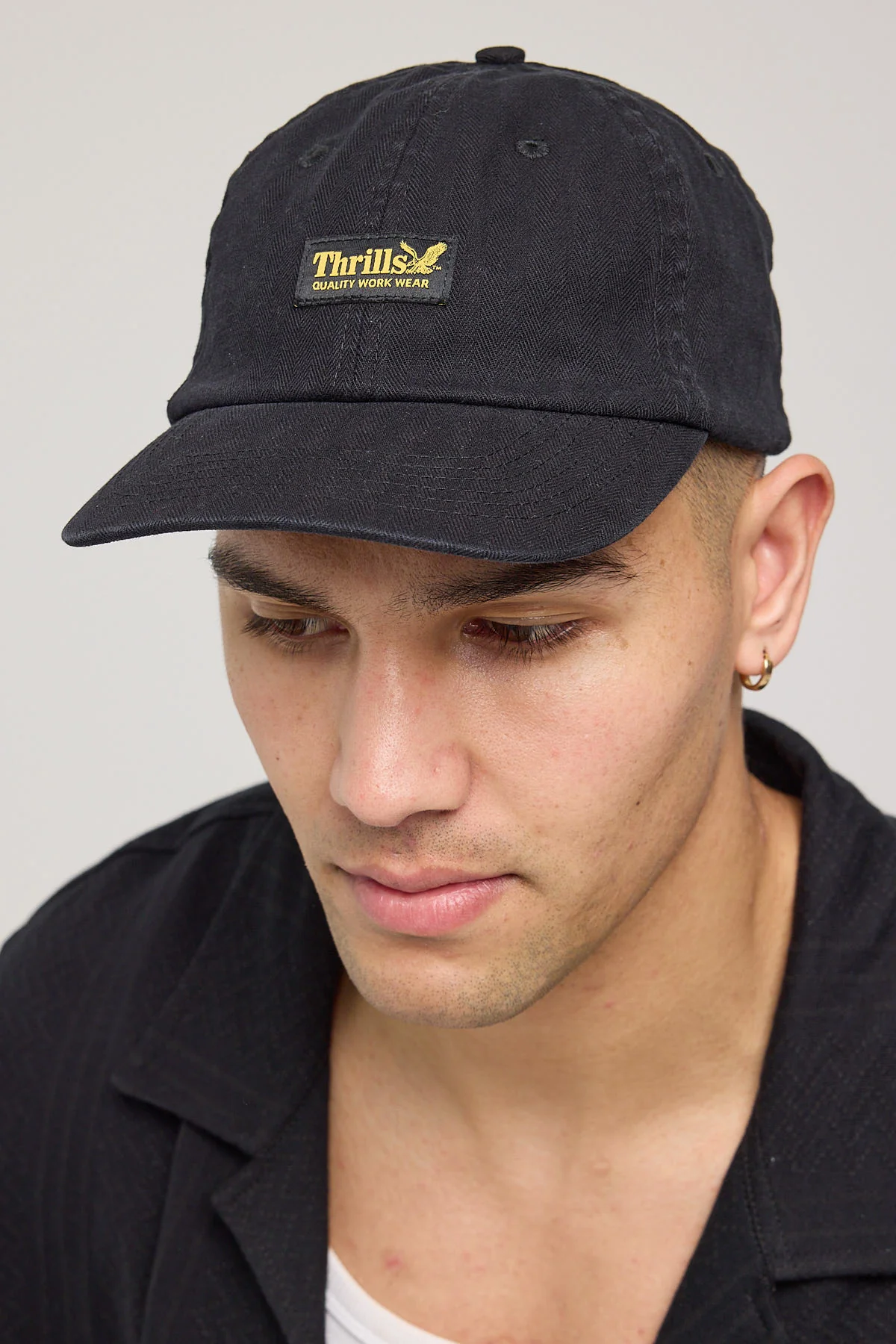 Thrills Thrills Union 6 Panel Cap Black - Image 5