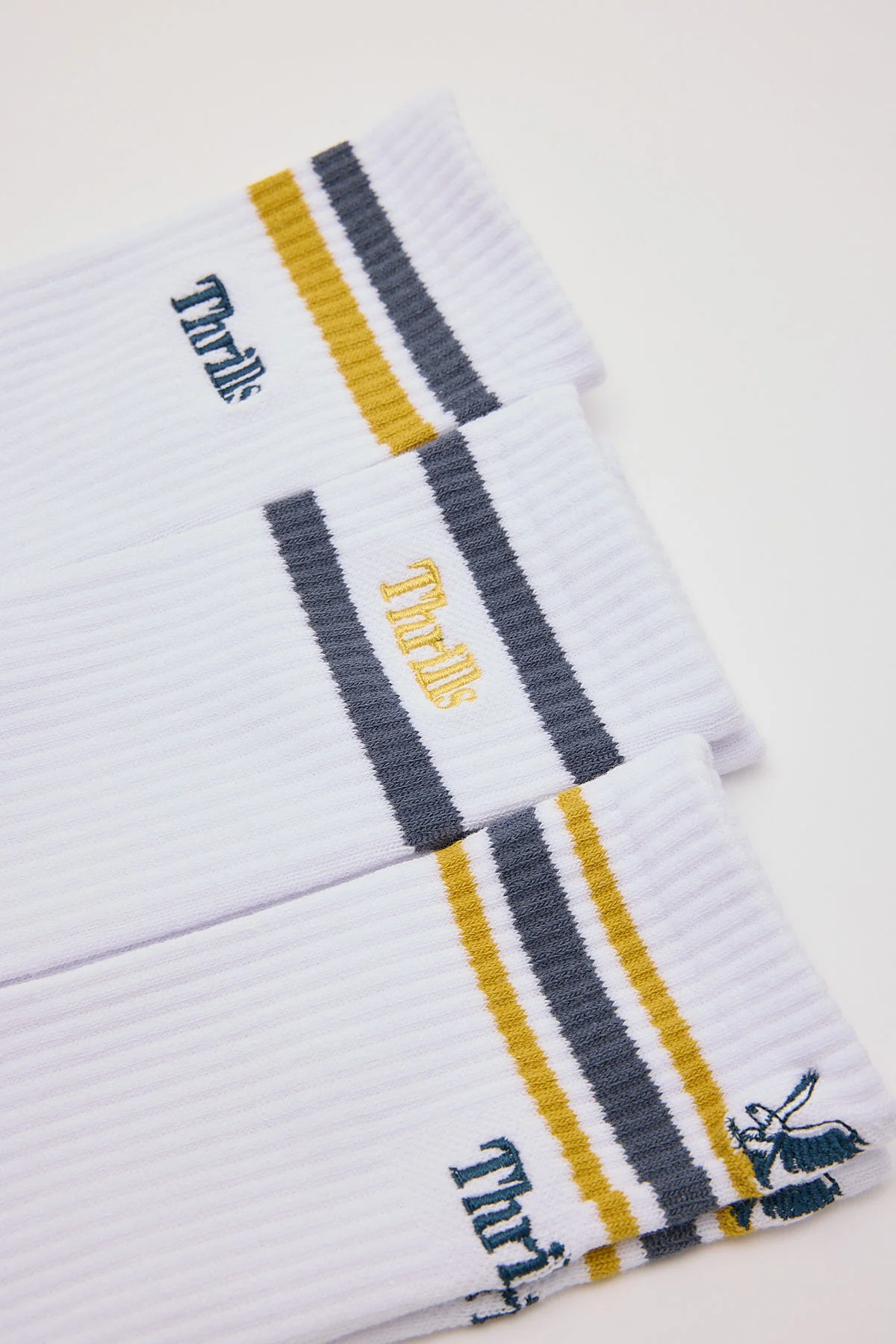 Thrills Thrills Workwear 3 Pack Sock White - Image 2