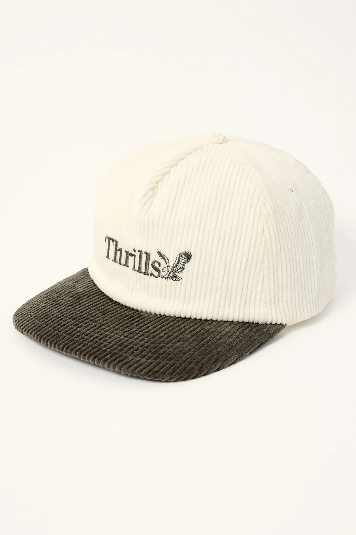 Thrills Thrills Workwear 5 Panel Cap Deep Forest/Tofu - Image 3