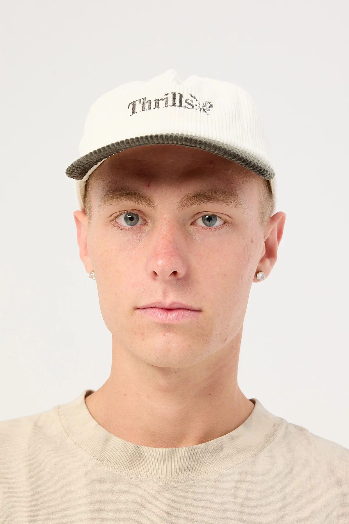 Thrills Thrills Workwear 5 Panel Cap Deep Forest/Tofu - Image 5