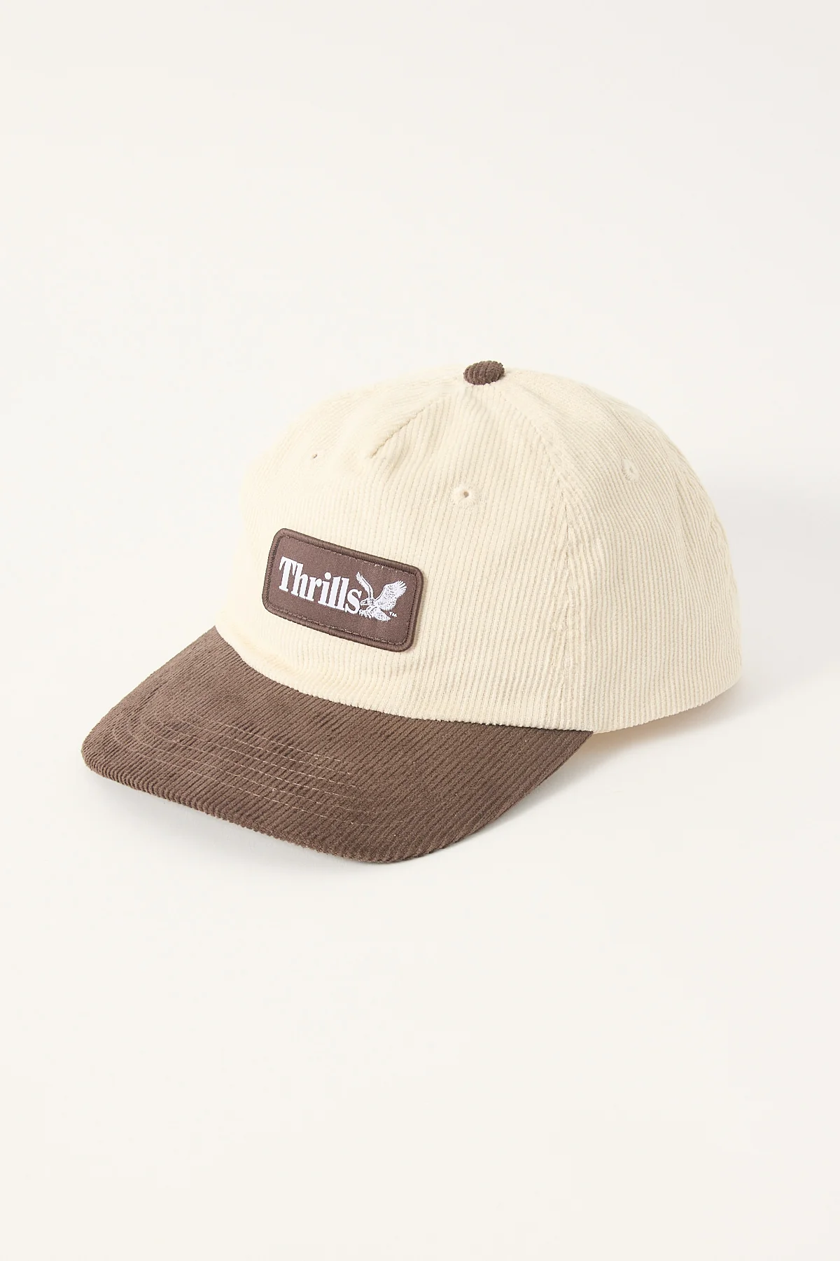 Thrills Thrills Workwear 5 Panel Cap Heritage White/Desert - Image 3