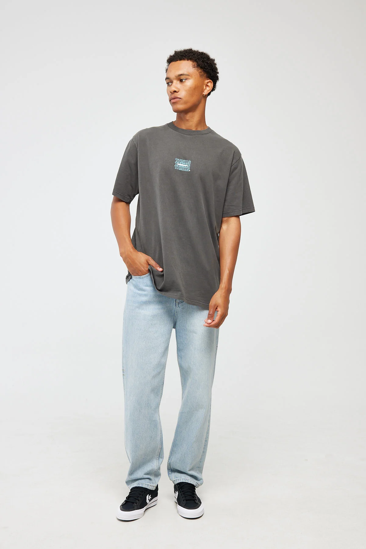 Thrills Total Separation Merch Fit Tee Merch Black - Image 2