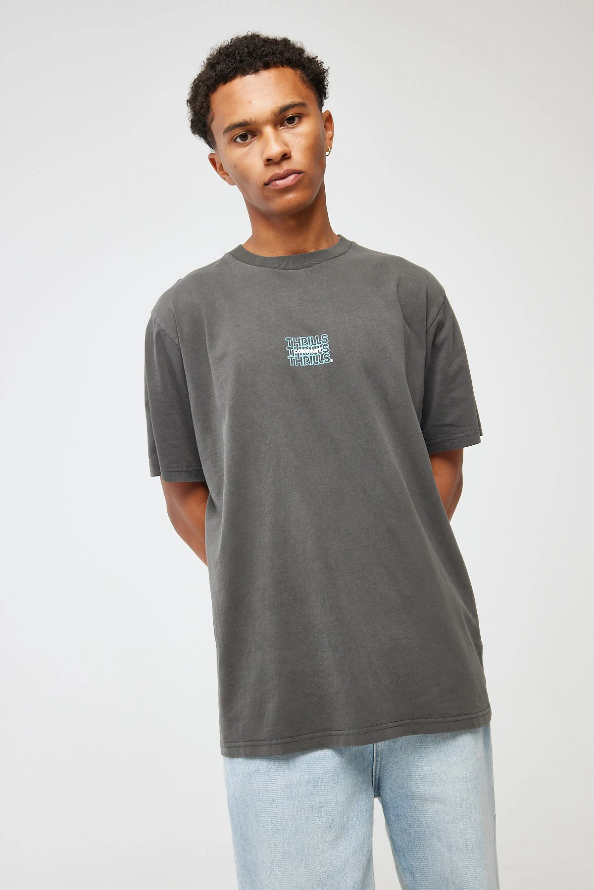 Thrills Total Separation Merch Fit Tee Merch Black - Image 4