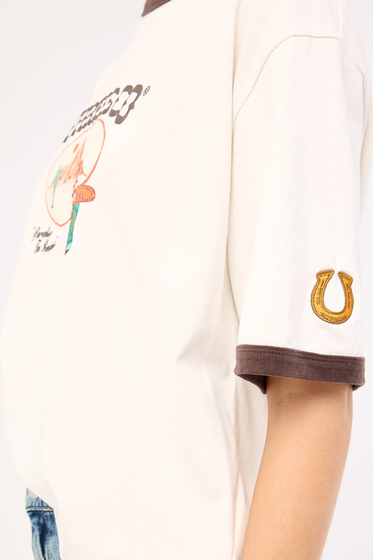 Thrills Trailblaze Square Tee Bone - Image 5