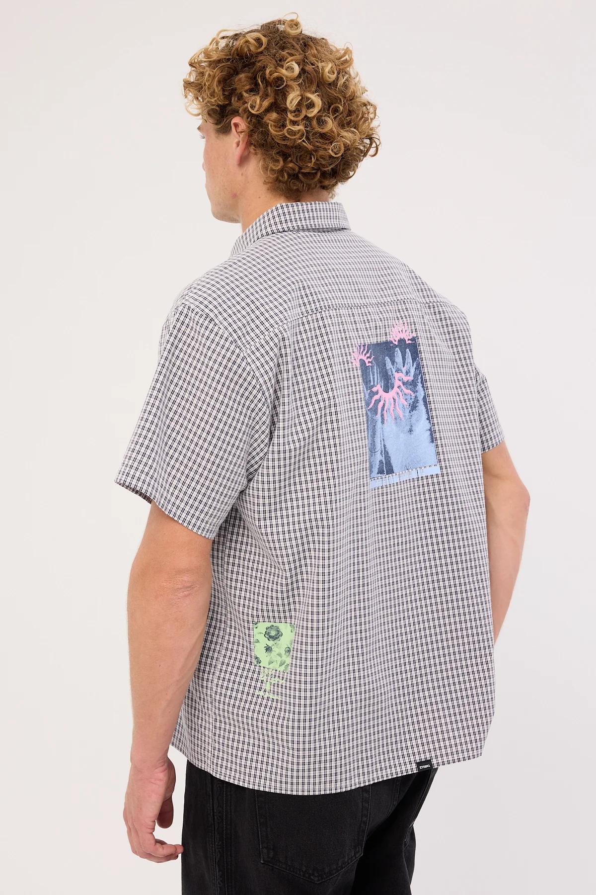 Thrills Transmission Short Shirt Navy - Image 6
