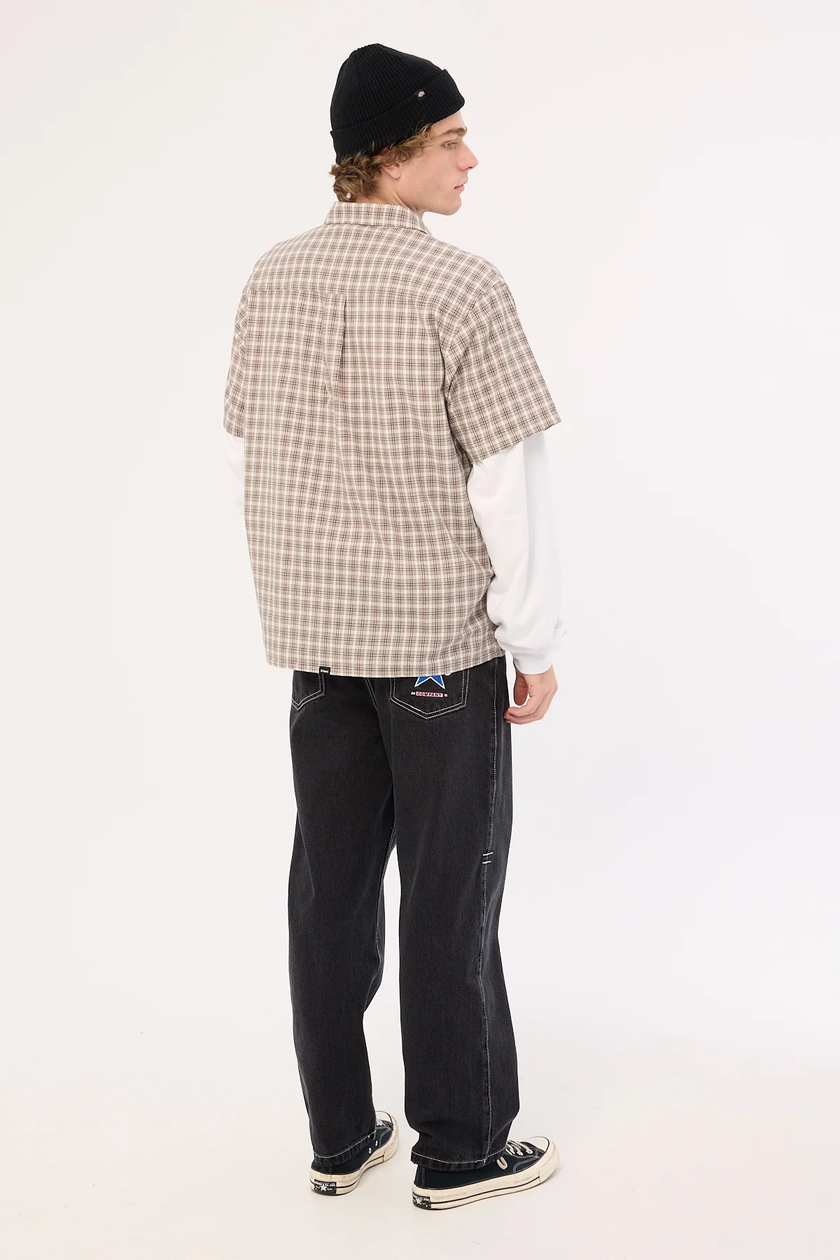 Thrills Victory League Big Slacker Jean Aged Black - Image 6