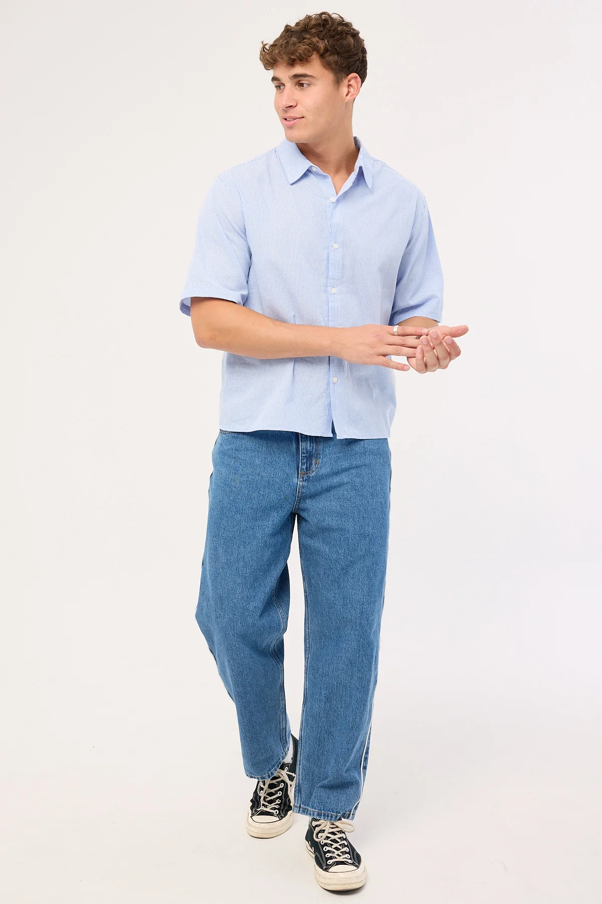 Thrills Victory League Big Slacker Jean Eternal Mid Blue