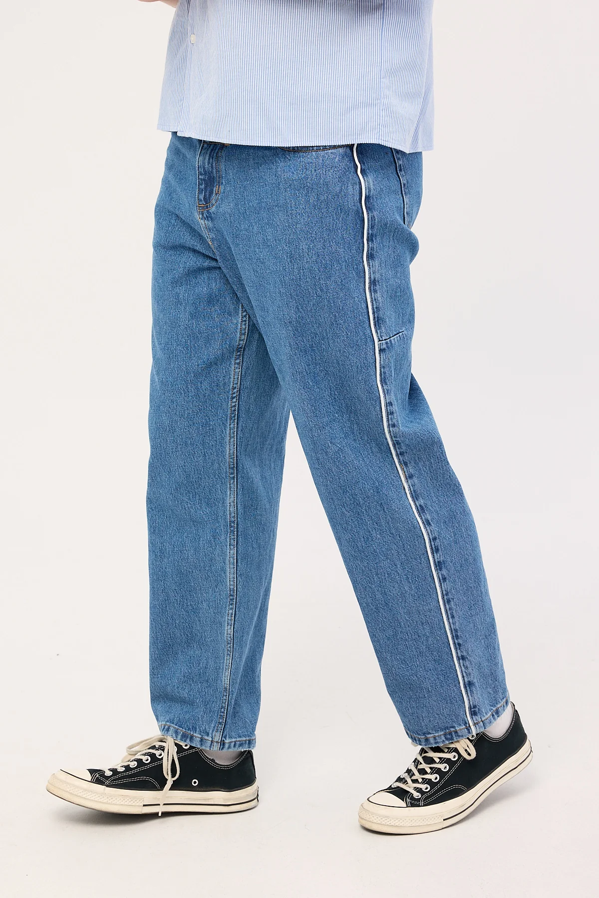 Thrills Victory League Big Slacker Jean Eternal Mid Blue - Image 4