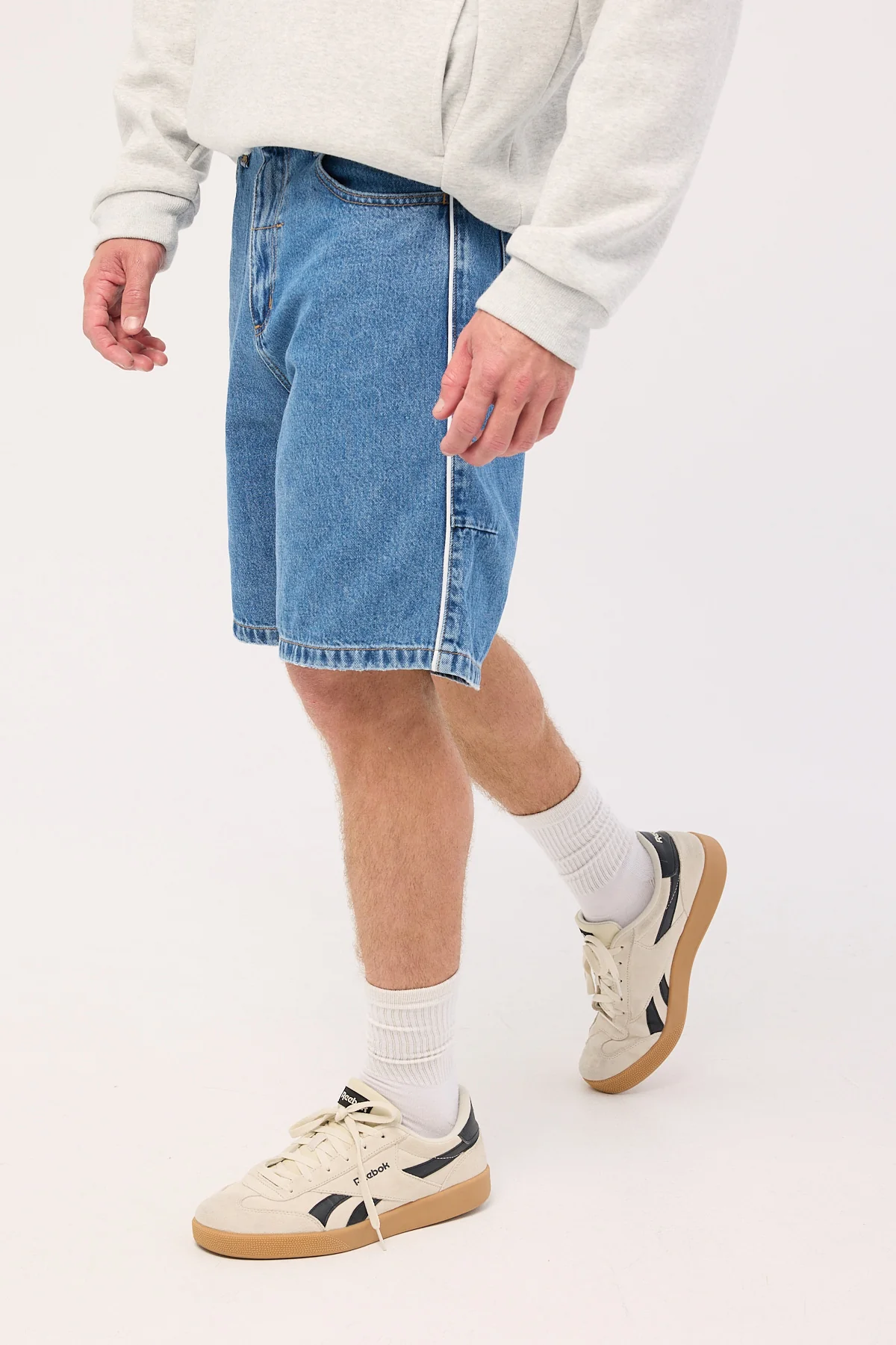 Thrills Victory League Mid Slacker Denim Short Eternal Mid Blue - Image 5