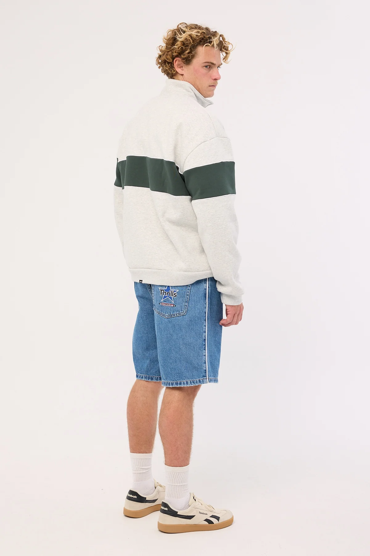 Thrills Victory League Mid Slacker Denim Short Eternal Mid Blue - Image 6