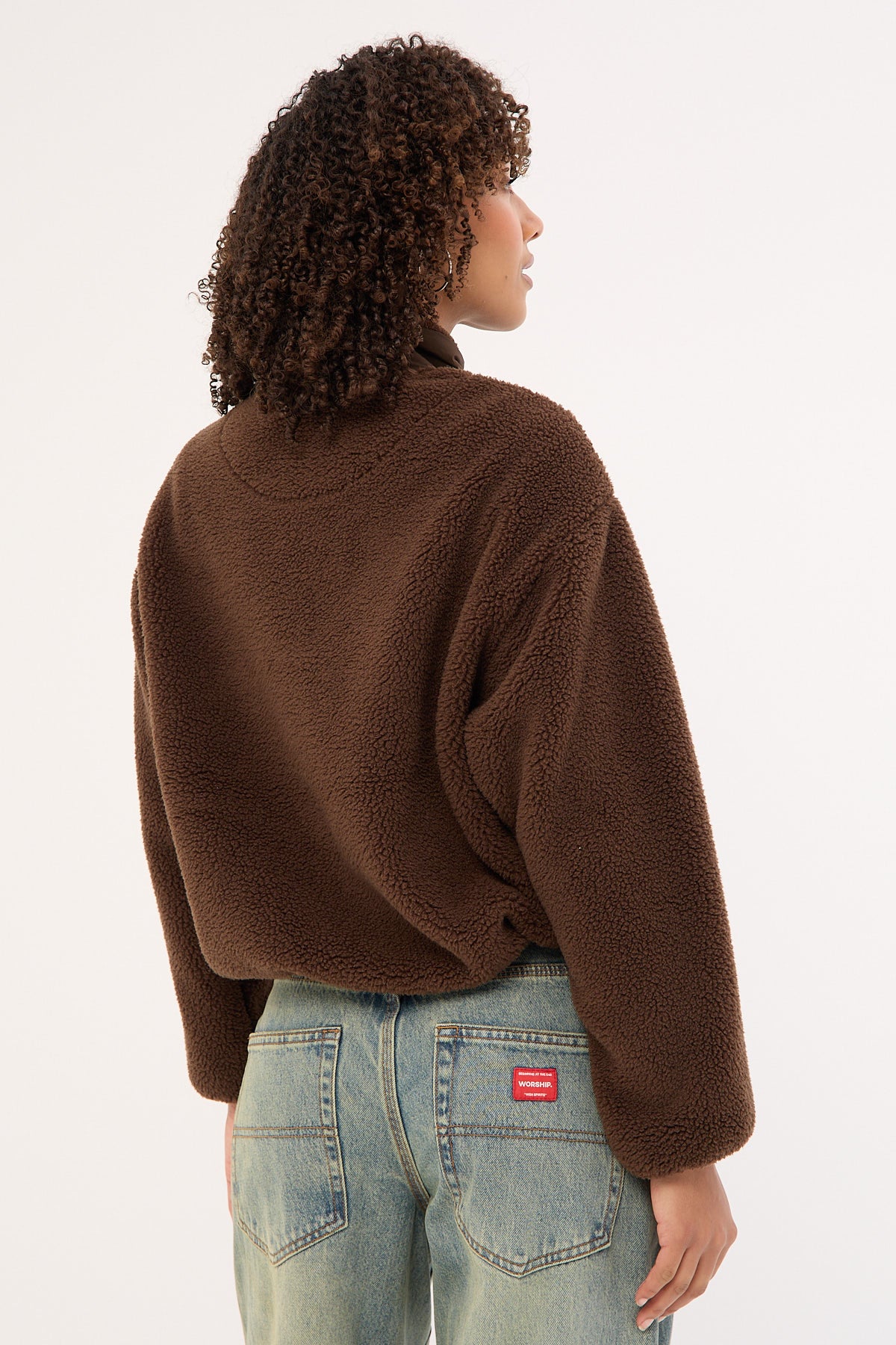 Thrills Warm Down Polar Fleece Java - Image 6