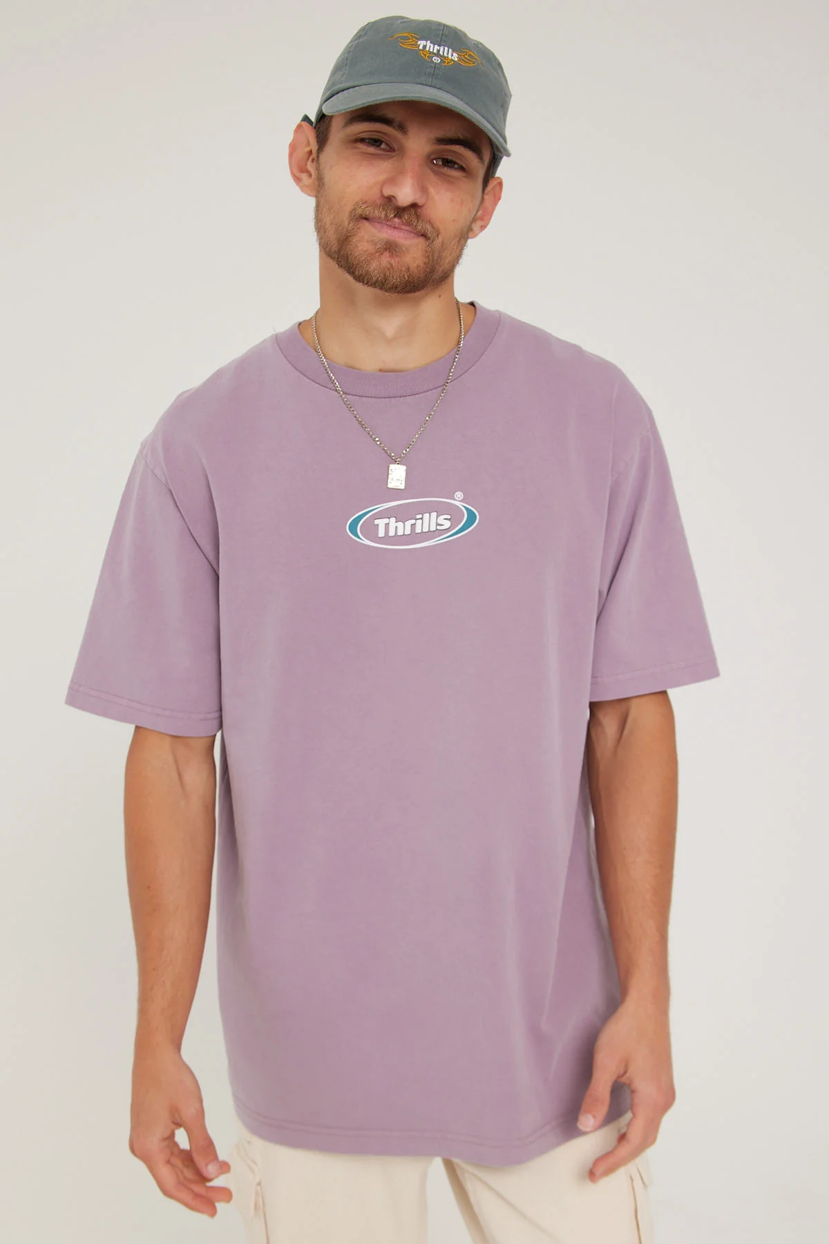 Thrills Westside Oversize Fit Tee Sea Fog