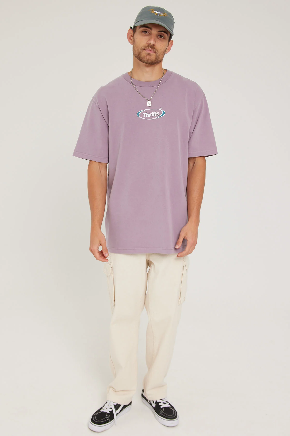 Thrills Westside Oversize Fit Tee Sea Fog - Image 2