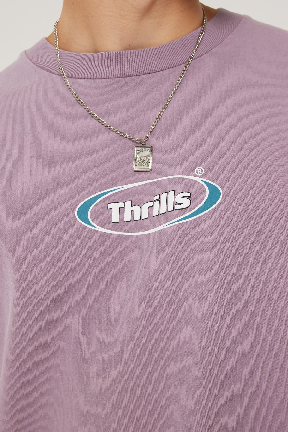 Thrills Westside Oversize Fit Tee Sea Fog - Image 6