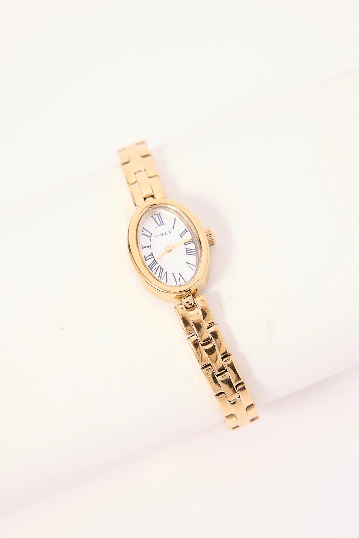 Timex Originals Cavatina Bracelet White Dial and Gold Tone Bracelet Gold