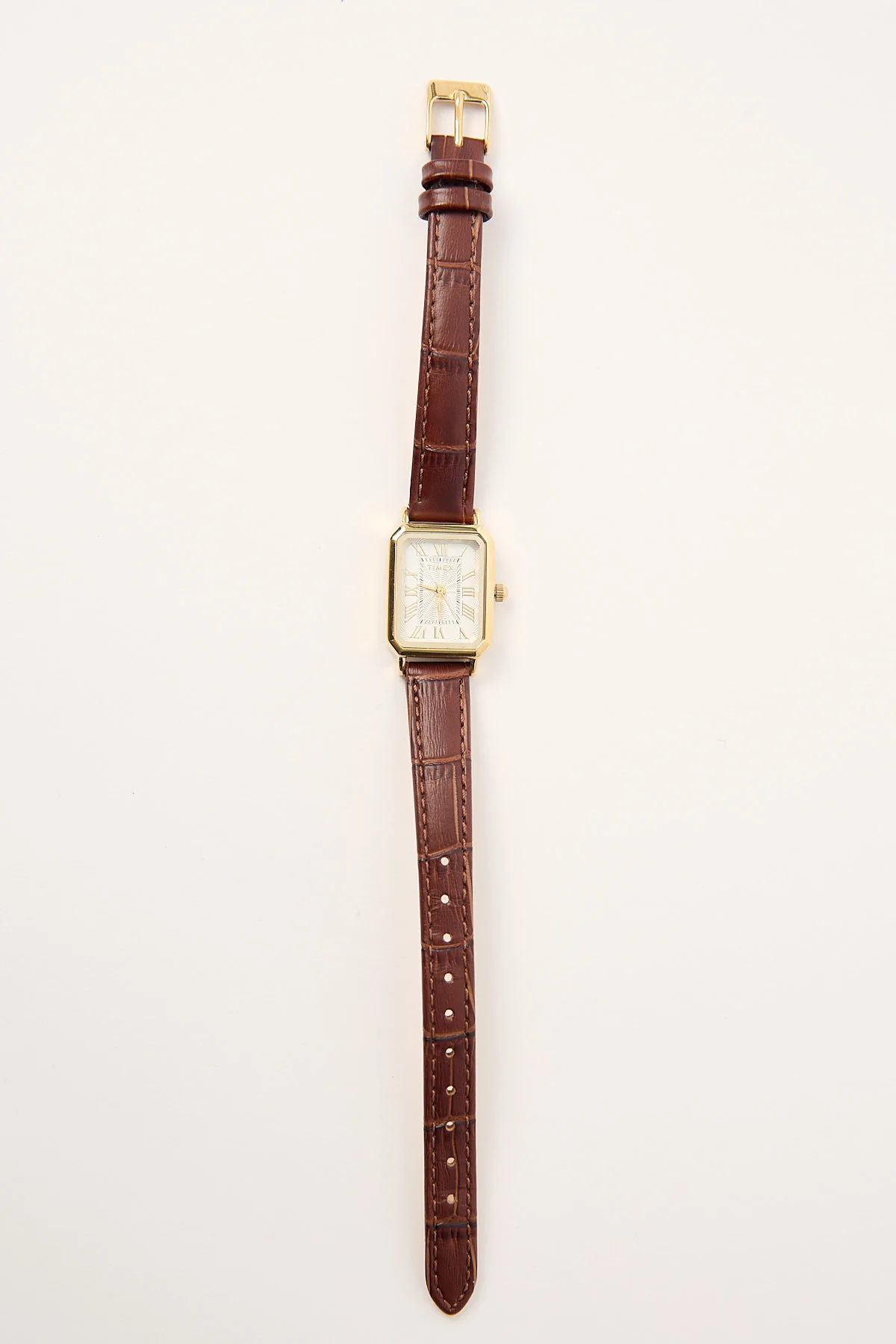Timex Originals Women's Dress 21mm Leather Strap Watch Gold - Image 3