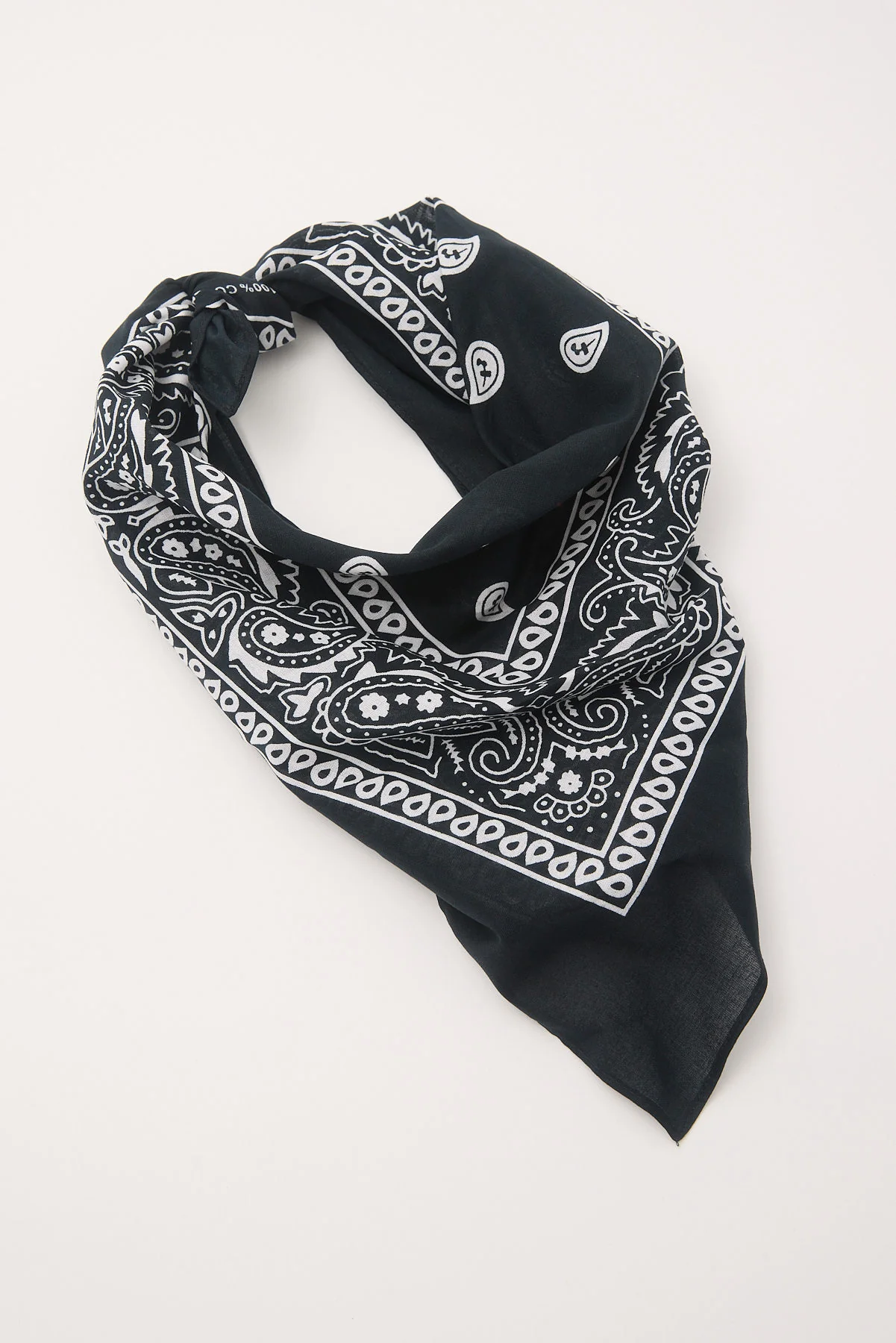 Token Bandana Scarf Black