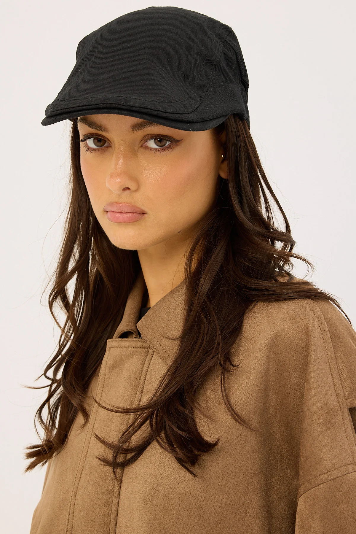 Token Brighton Flat Cap Black - Image 6