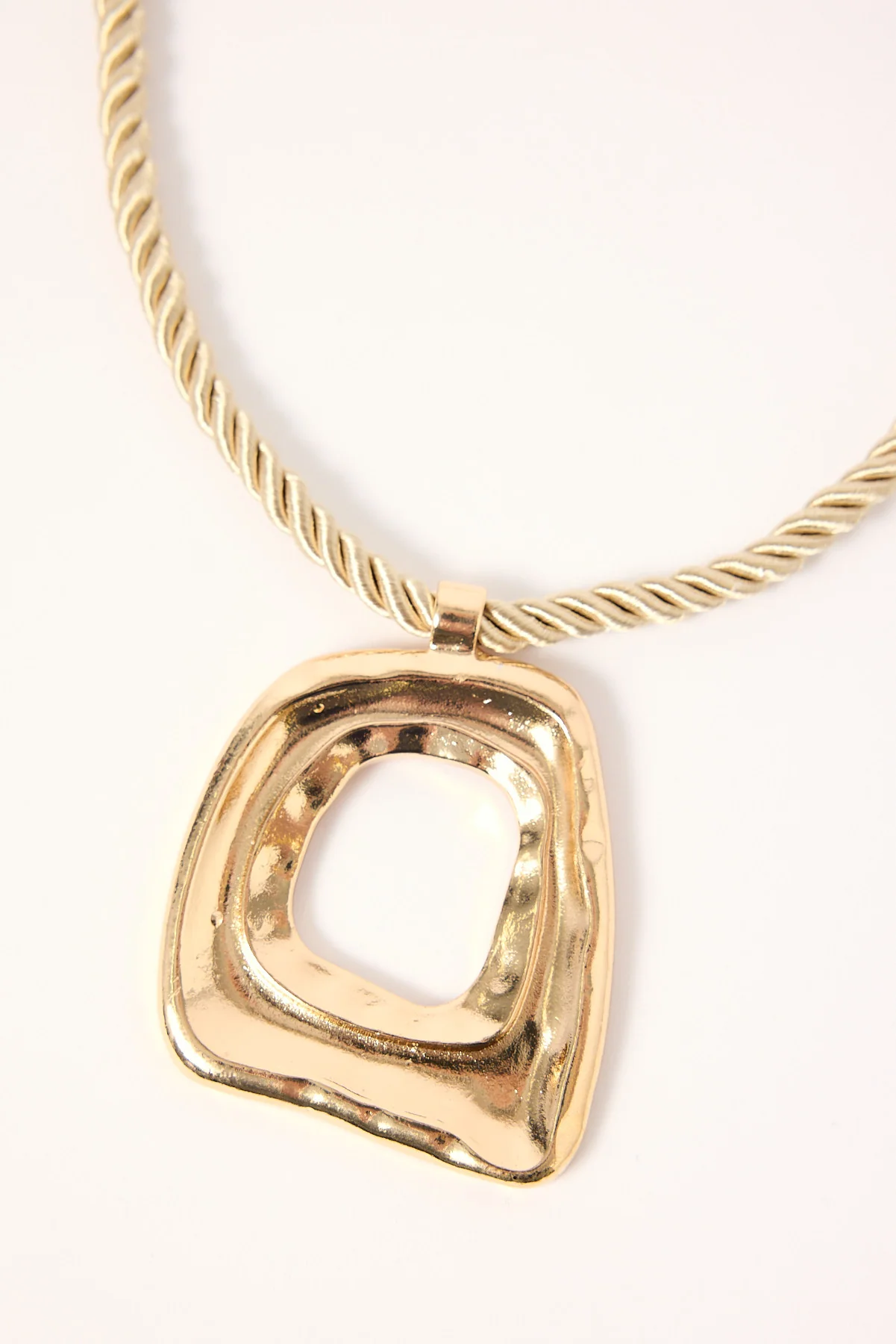 Token Campbell Statement Pendant Necklace Gold - Image 2