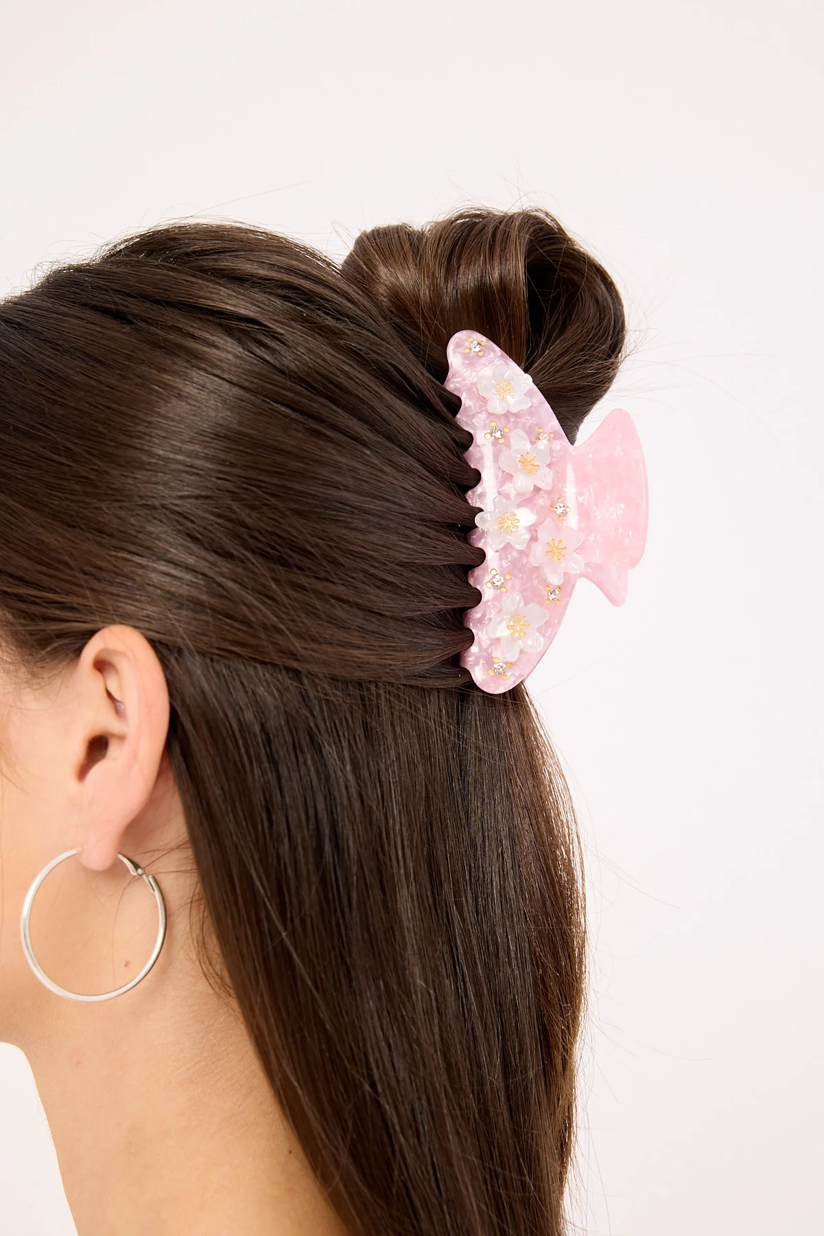Token Cherry Blossom Claw Clip Pink - Image 2