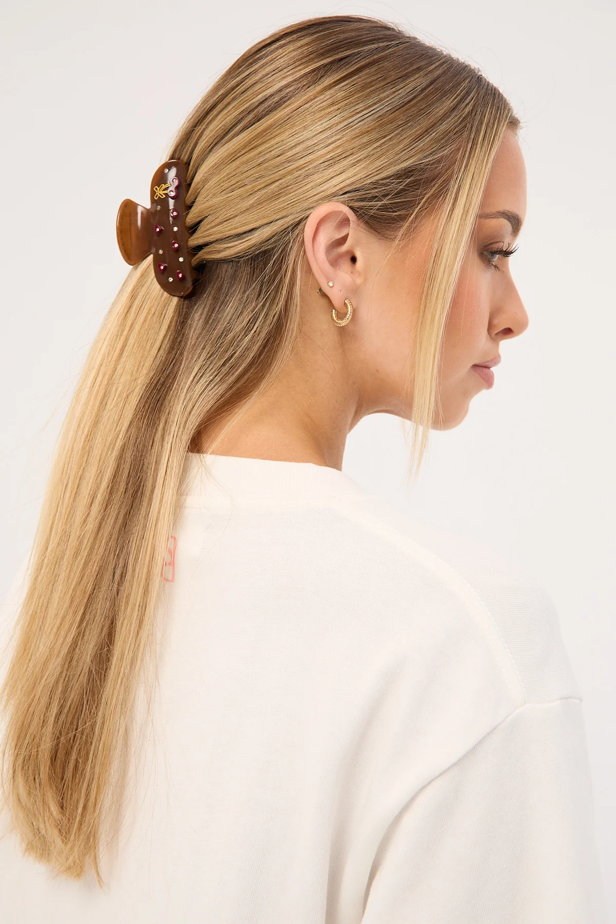 Token Cinnamon Hair Claw Brown - Image 3