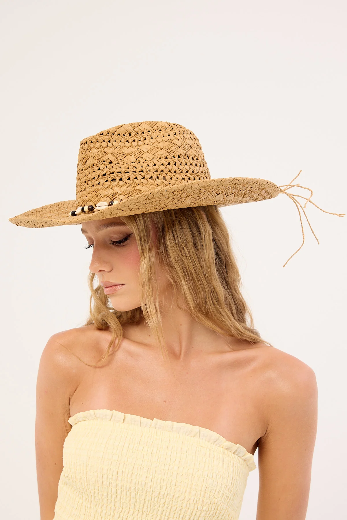 Token Cove Shell Straw Hat Tan - Image 4